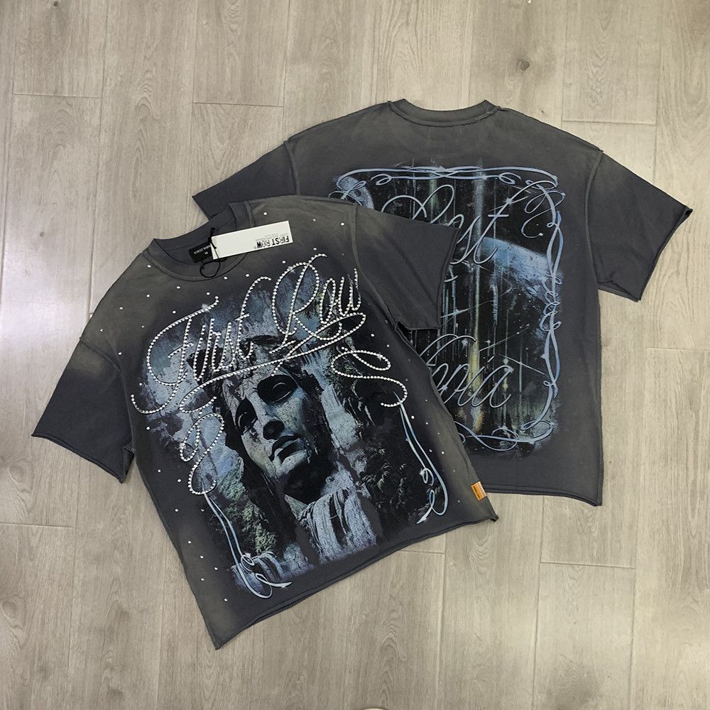 Japanese Brand Streetwear vintage washed diamond tee Size US S / EU 44-46 / 1 - 3 Thumbnail