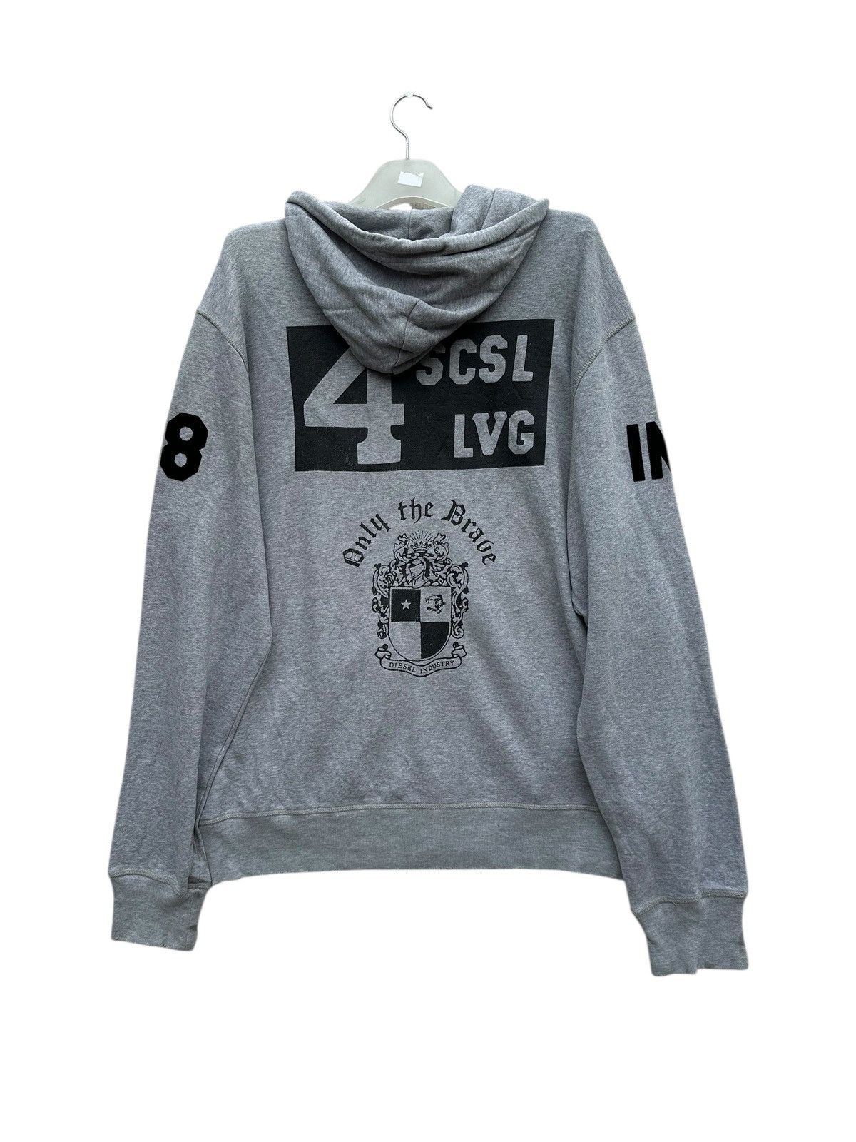 Diesel Diesel Fullprint Sweatshirt Hoodie Size US XL / EU 56 / 4 - 2 Thumbnail