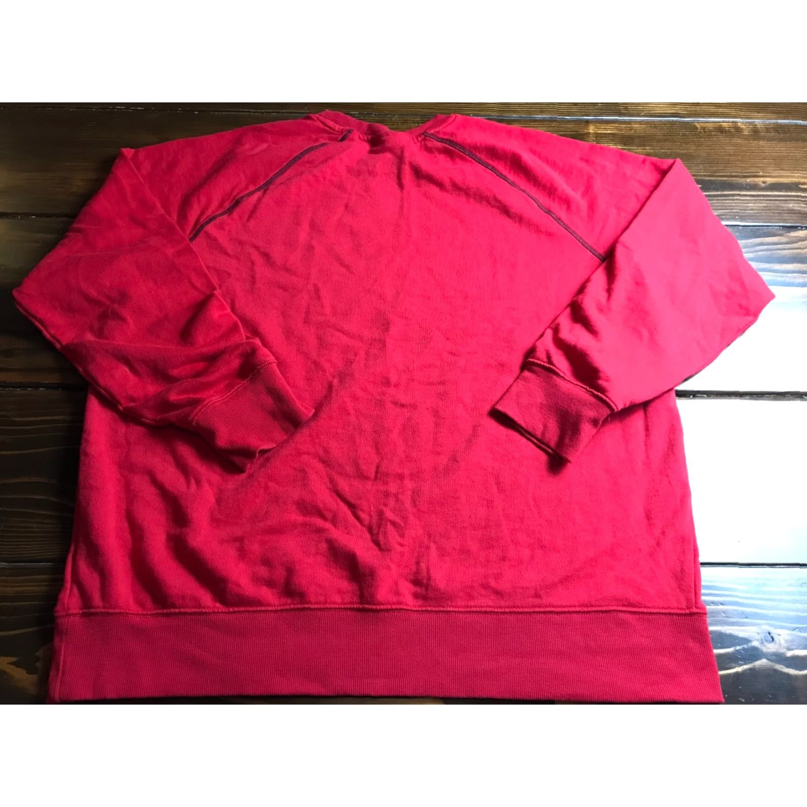 Reebok Reebok Sweatshirt Men's XL Red Activewear Long Sleeve Pullover Regular Size Size US XL / EU 56 / 4 - 2 Thumbnail