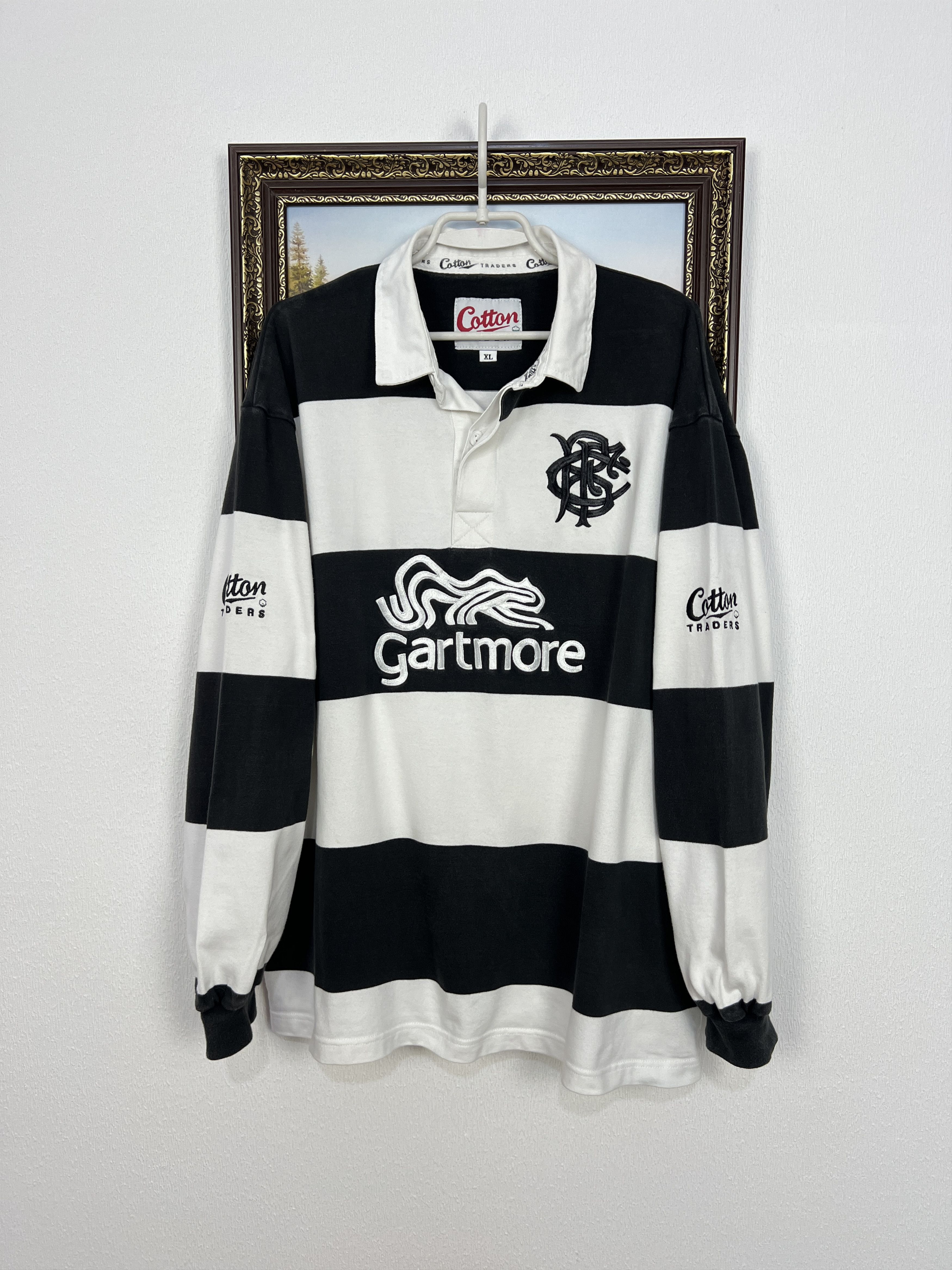 Cotton Traders Vintage Cotton Traders Barbarians Rugby Jersey Long Sleeve Size US XL / EU 56 / 4 - 1 Thumbnail