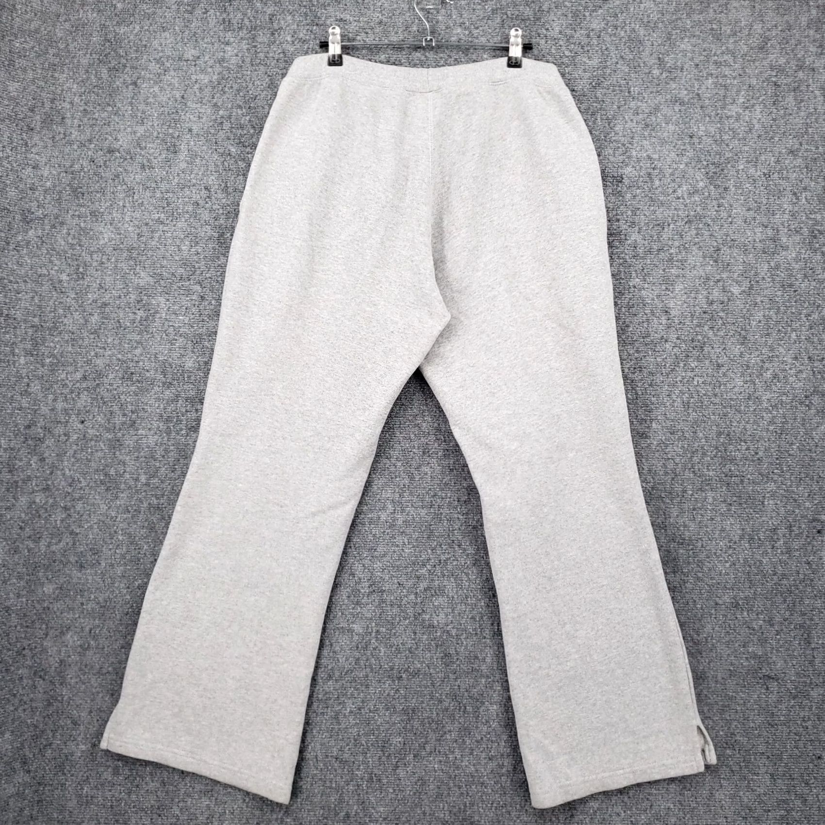 Disney VINTAGE Disney Walt Disney World Sweatpants Men Medium Gray Mickey Mouse Fleece Pull On Heather Size US 31 - 2 Thumbnail