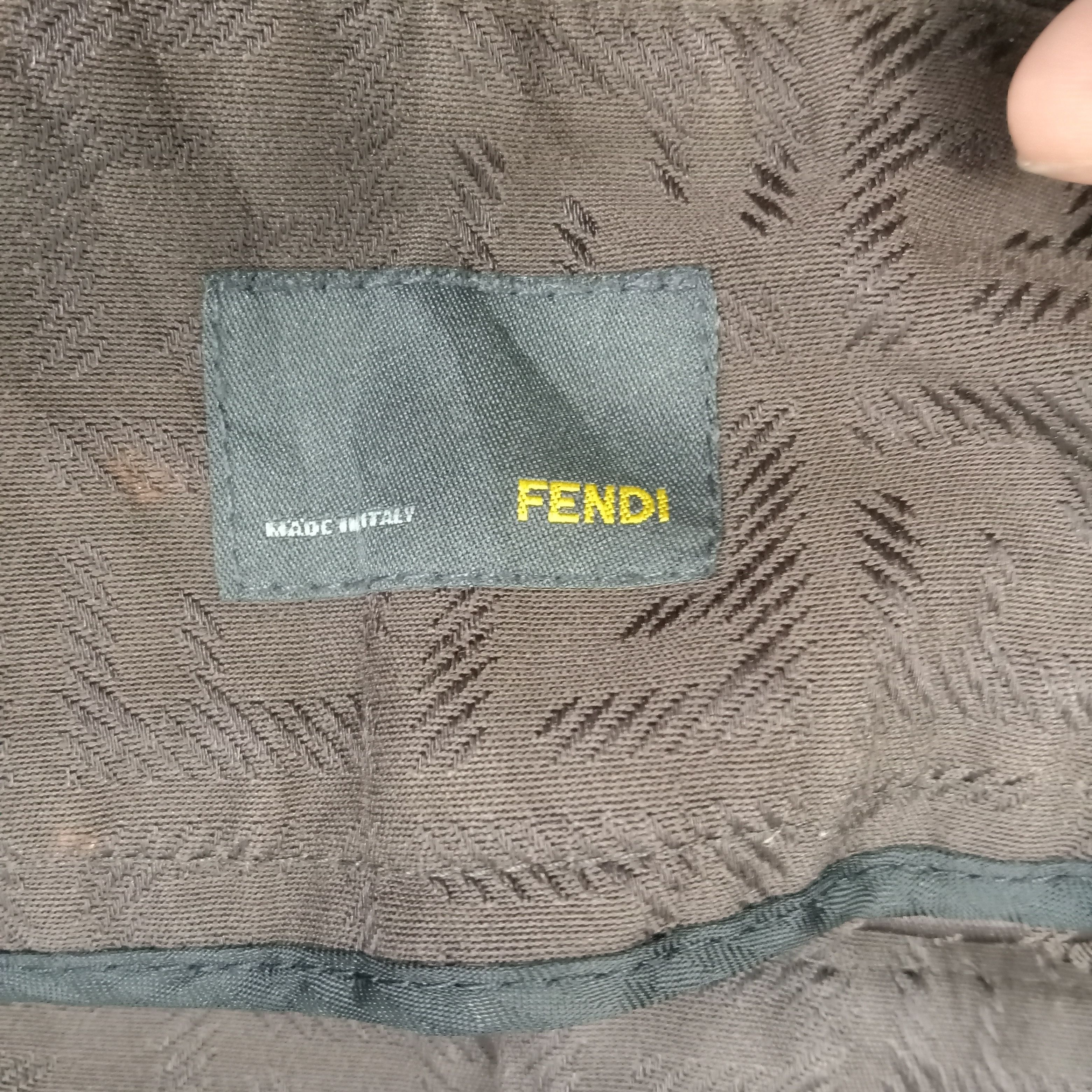 Fendi Fendi Monogram Luxury Trsouser Pants C258N27 Size US 28 / EU 44 - 3 Thumbnail