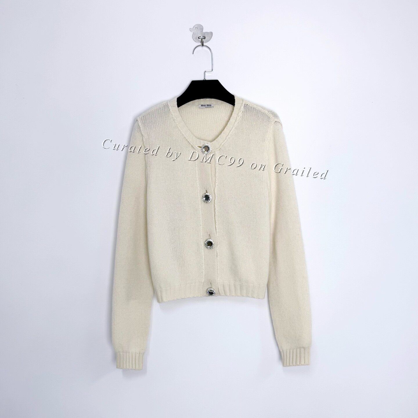 Miu Miu Miu Miu Cashmere Knit Short Cardigan Size S / US 4 / IT 40 - 1 Thumbnail