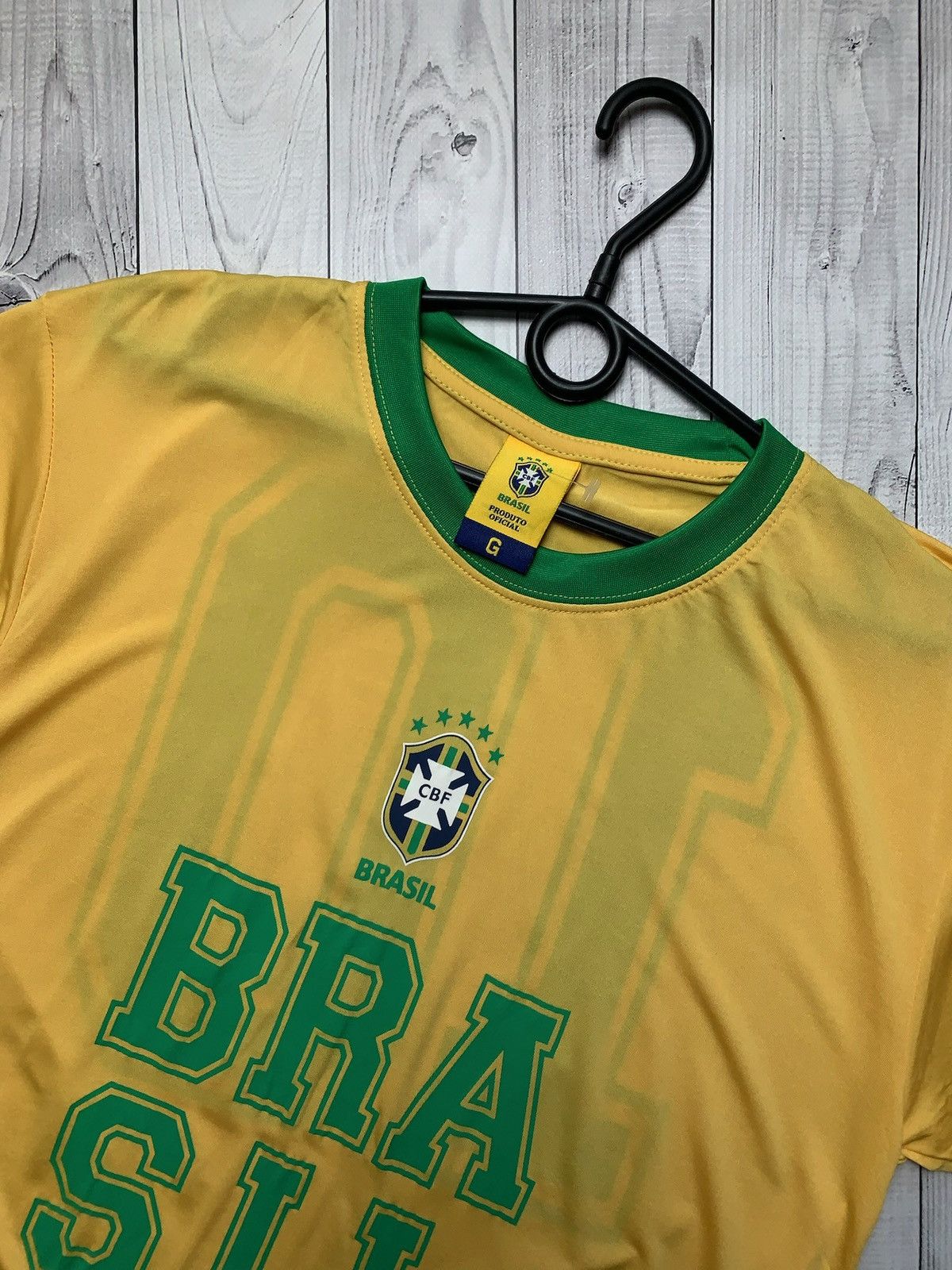 Vintage Vintage Soccer tee Brazil logo size M 10 Size US M / EU 48-50 / 2 - 4 Thumbnail