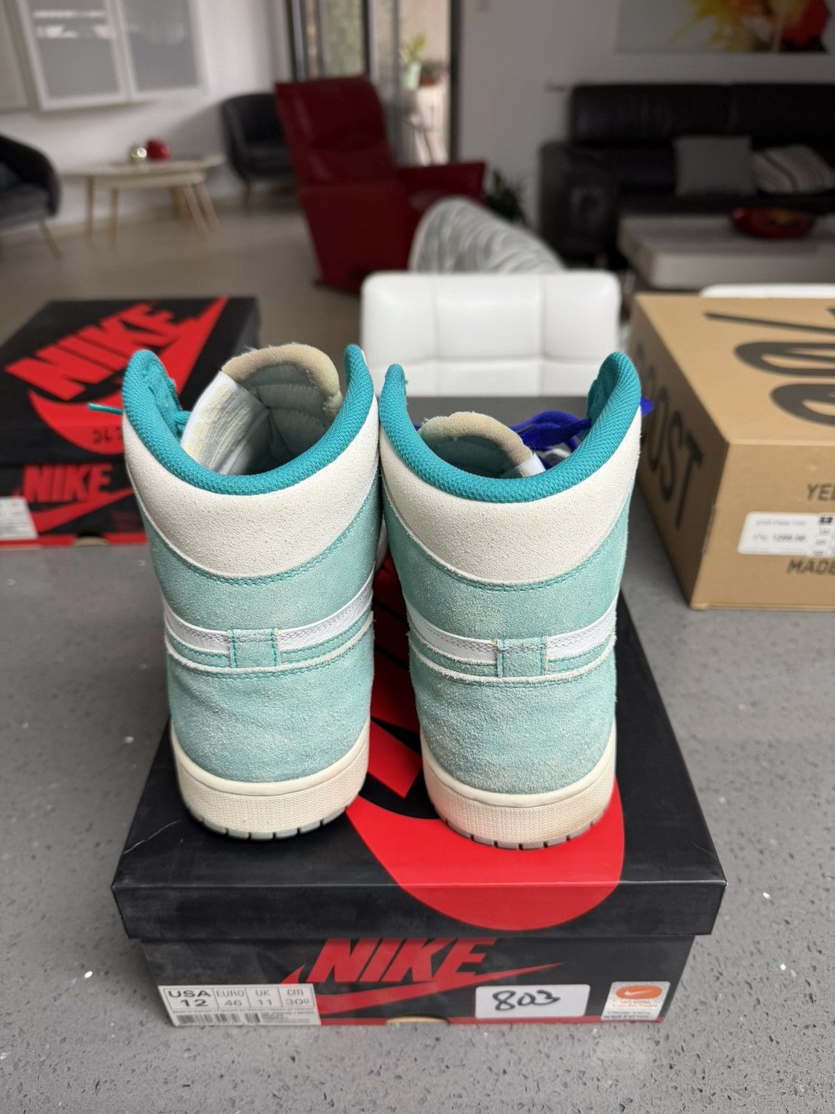 Nike Nike Jordan 1 Retro High Turbo Green 12US Size US 12 / EU 45 - 3 Thumbnail
