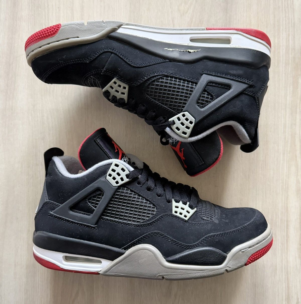 Jordan Brand 2012 Jordan 4 Retro Bred Sz 9.5 With Original Box Size US 9.5 / EU 42-43 - 4 Thumbnail