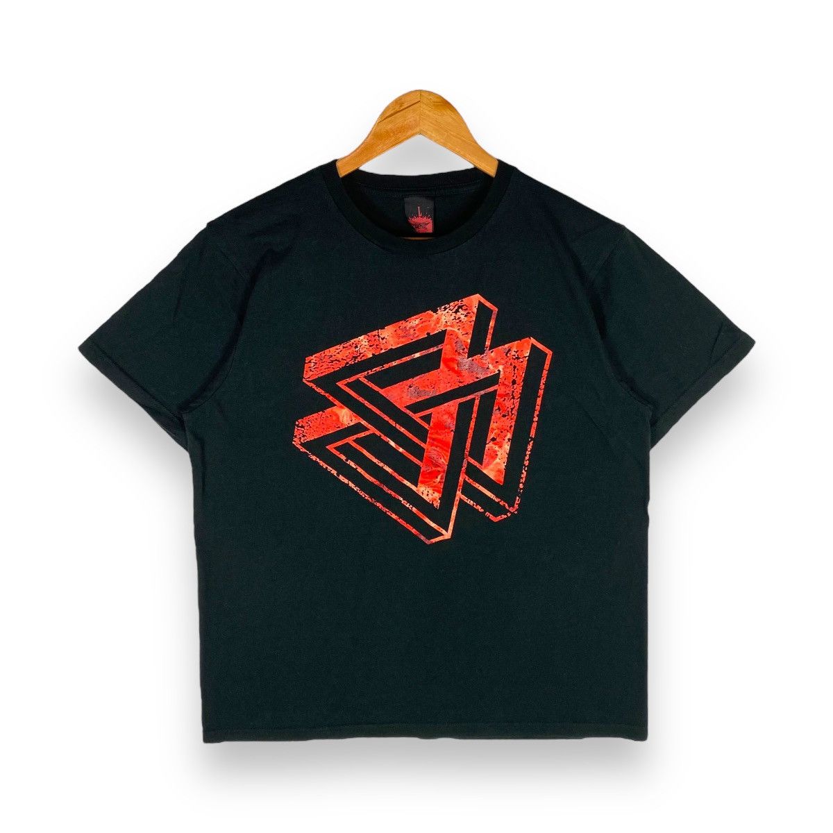 image of Band Tees x Rock T Shirt Babymetal Band Babymetal Big Fox Festival In Japan Tee in Black (Size Larg
