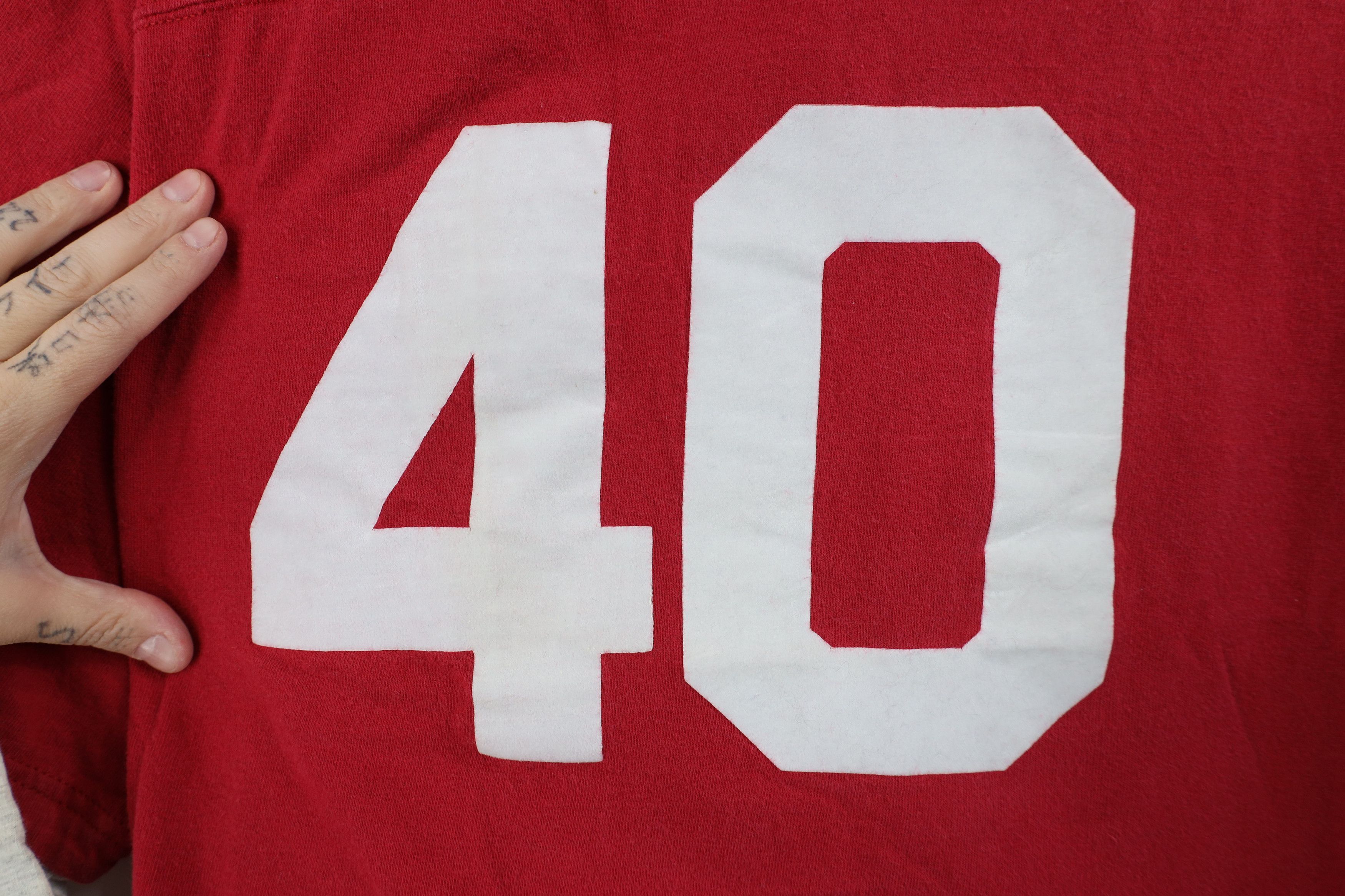 Vintage Vintage 90s Ohio State University Football Jersey T-Shirt Size US L / EU 52-54 / 3 - 4 Thumbnail