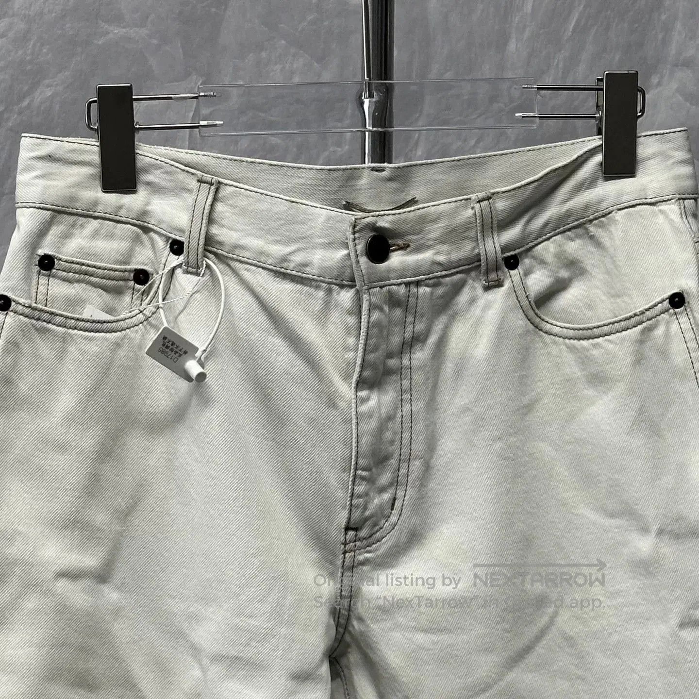 Saint Laurent Paris saint laurent white washed denim pants 32. Size US 32 / EU 48 - 3 Thumbnail