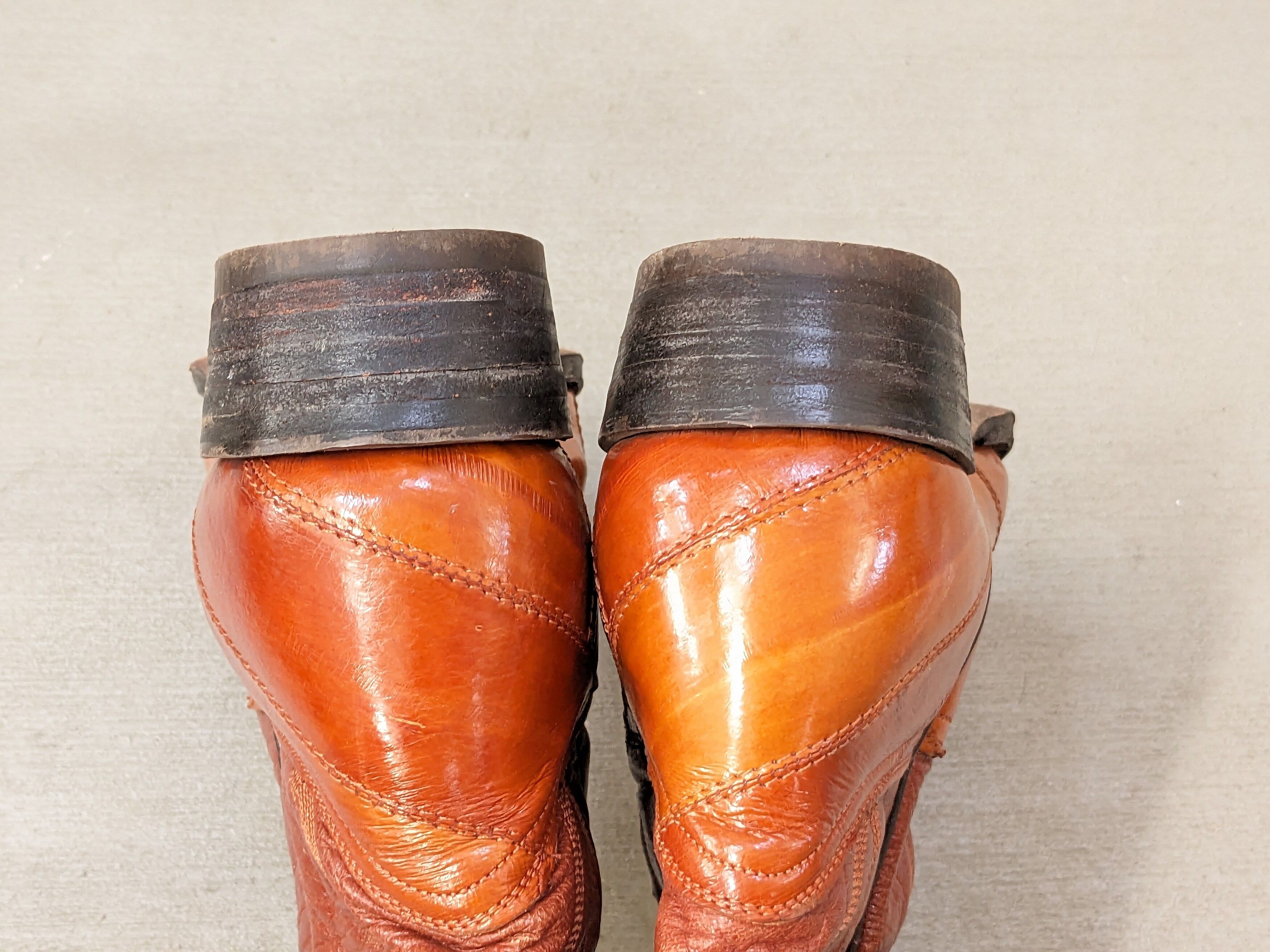 Vintage Cowboy Boots Brown Size 10 Eel Leather Botas Mexico Size US 10 / EU 43 - 15 Thumbnail
