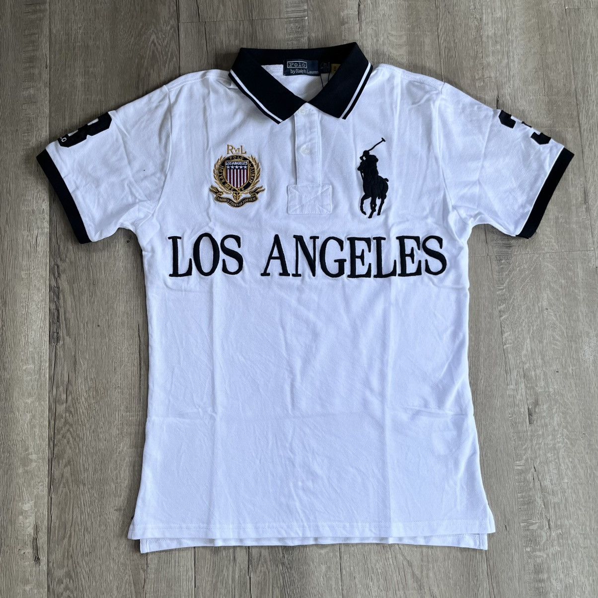 Polo Ralph Lauren White Polo Ralph Lauren Los Angeles Shirt | Grailed
