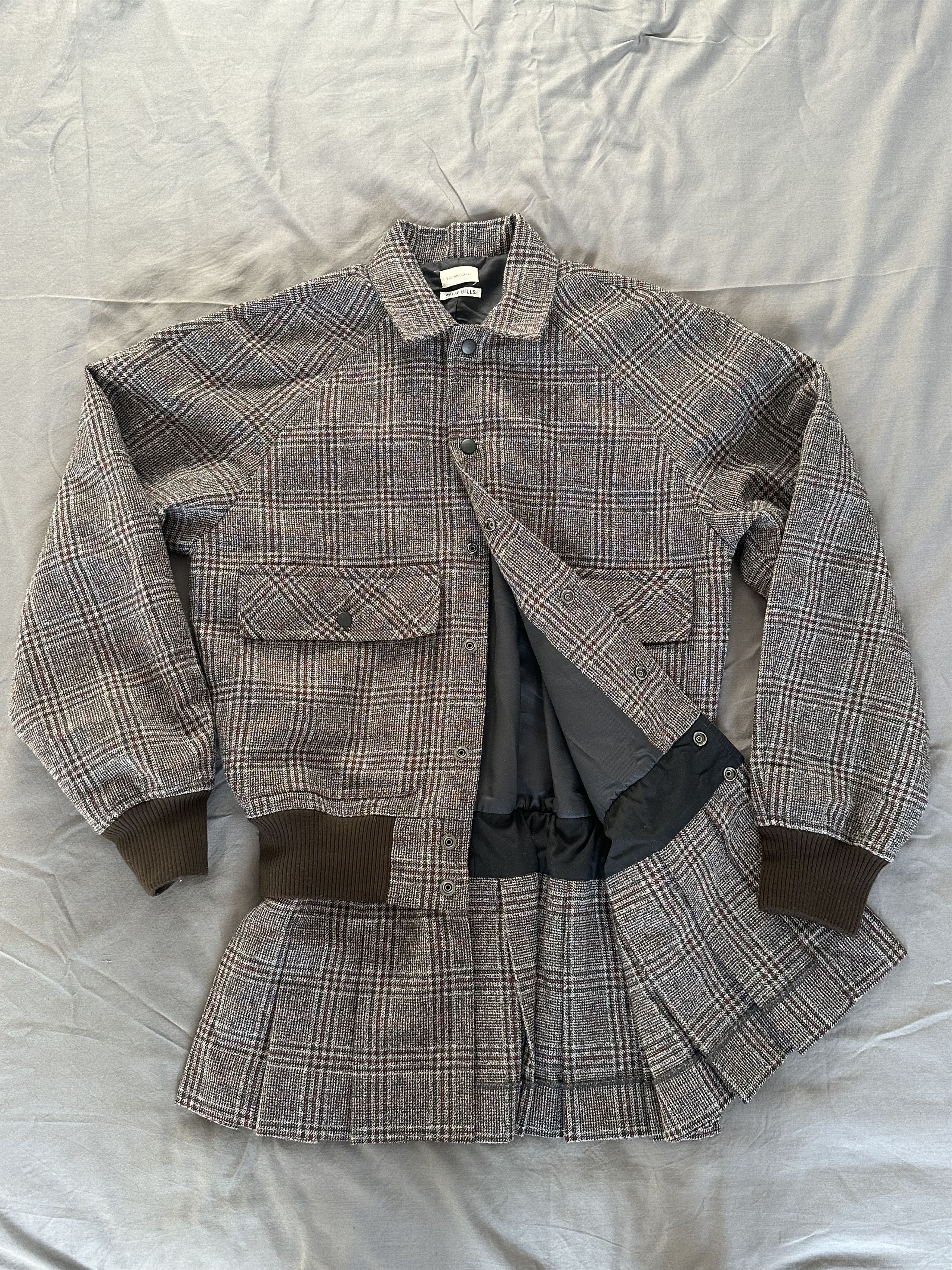Stefan Cooke Stefan Cooke AW21 Wool Bomber with Mini Skirt Size US M / EU 48-50 / 2 - 4 Thumbnail