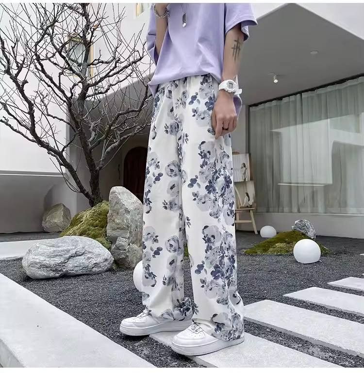 Japanese Brand × Vintage floral pants Size US 34 / EU 50 - 1 Thumbnail