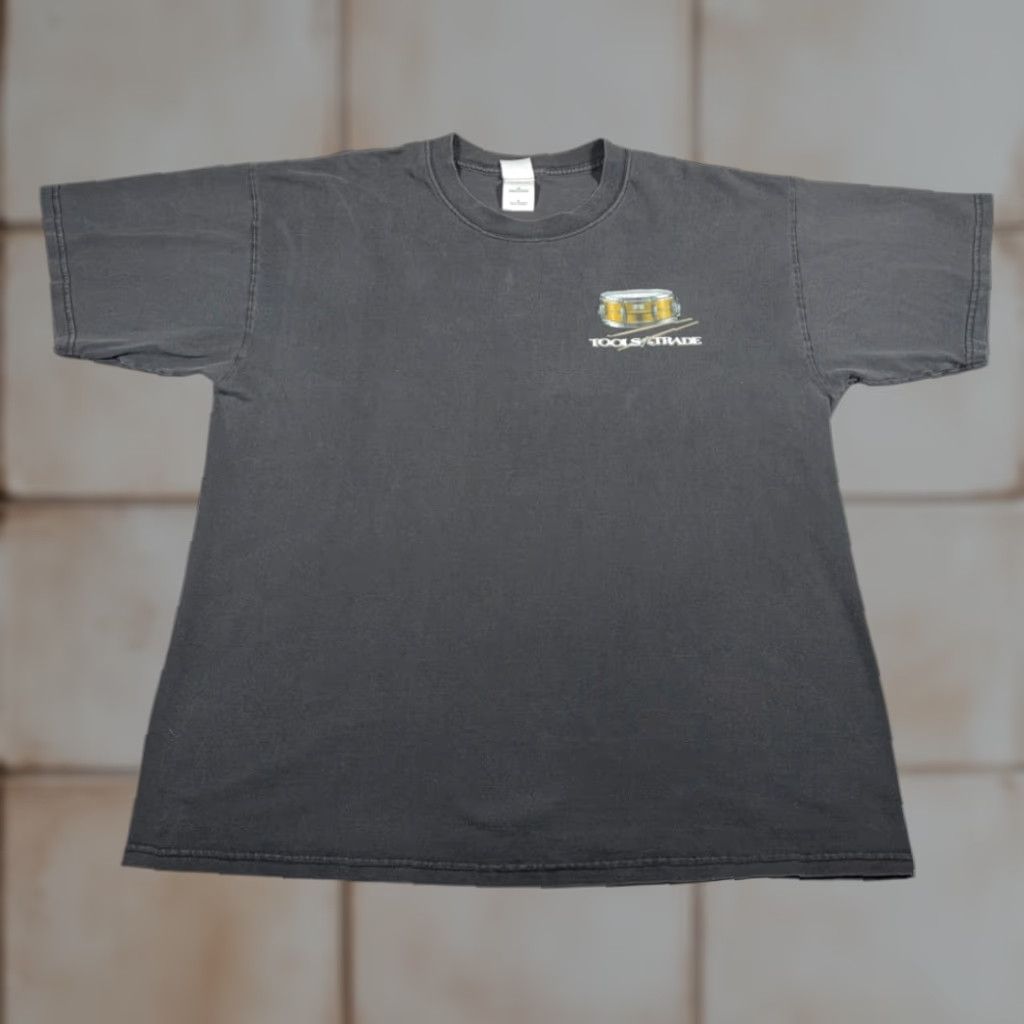Gildan VINTAGE Drums Shirt Adult XL Black Tools Trade Percussion Music Y2K Size US XL / EU 56 / 4 - 1 Thumbnail
