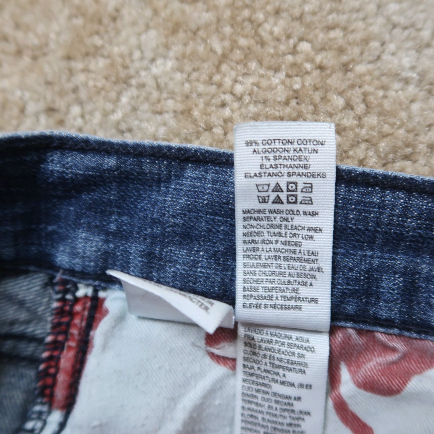 Lucky Brand Lucky Brand 121 Heritage Slim Pants Men 32x30 Blue Straight Leg Jeans Slim 5-Pocket Modern Classic Denim Belt Loops Size 32 Regular Mens Size US 32 / EU 48 - 6 Thumbnail