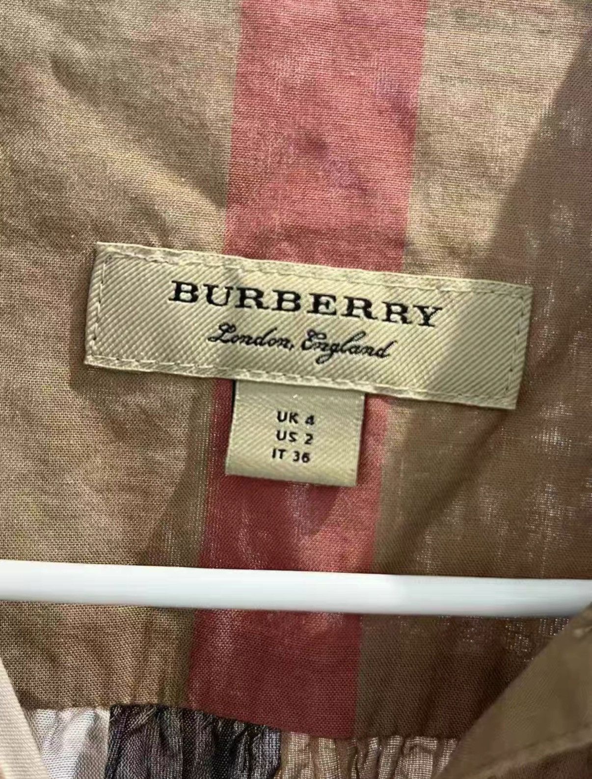 Burberry Burberry women's classic check tie-strap midi slip dress J38 Size XS / US 0-2 / IT 36-38 - 8 Thumbnail
