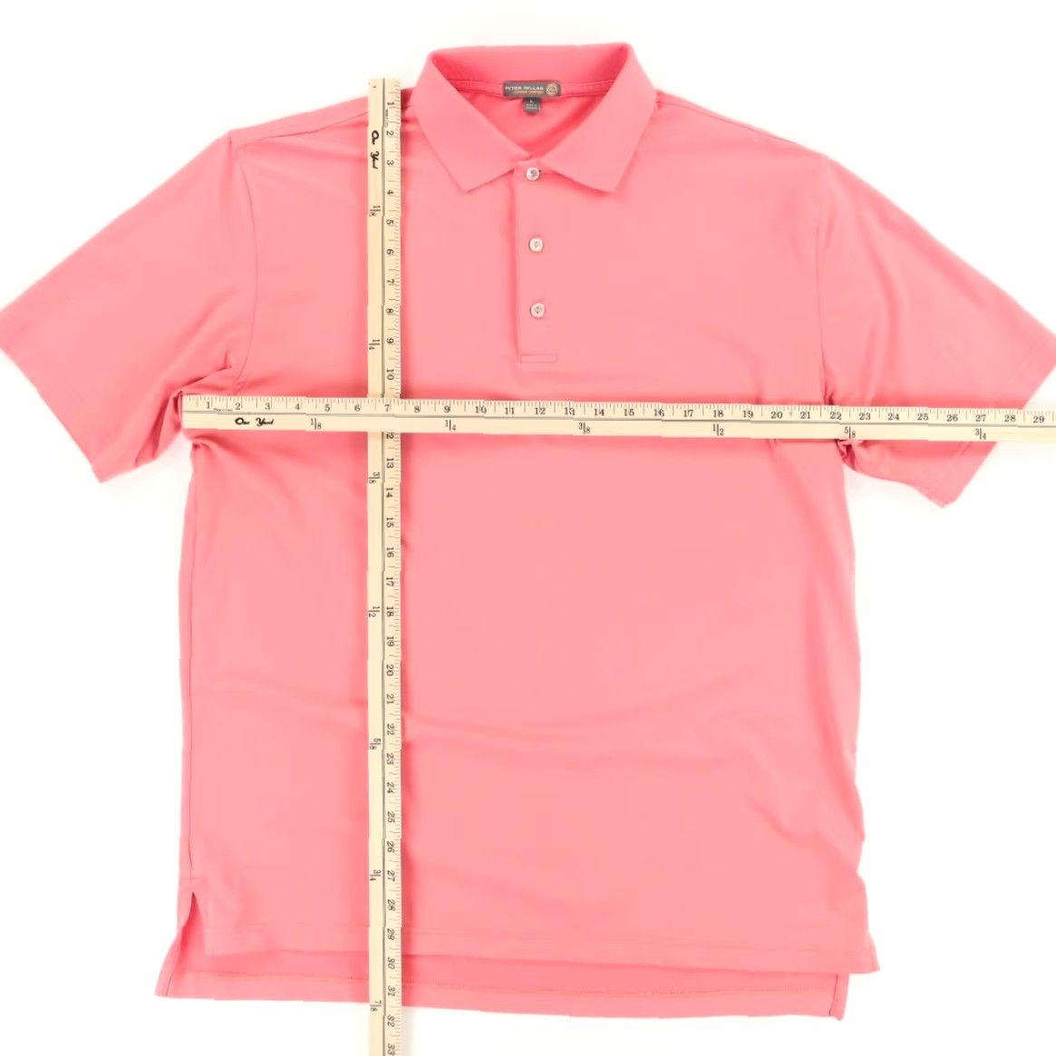 Peter Millar Peter Millar Polo Shirt Pink Men's L Summer Comfort Stretch Solid Shirt Adults Mens Size US L / EU 52-54 / 3 - 3 Thumbnail