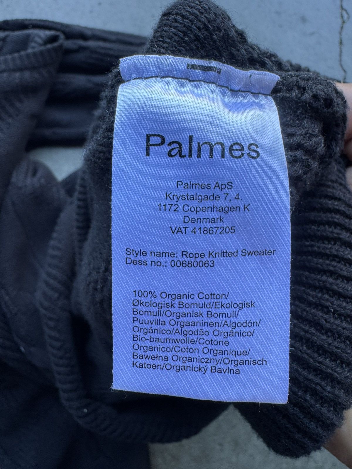 Palmes Rope Knitted Sweater Size US XL / EU 56 / 4 - 4 Thumbnail