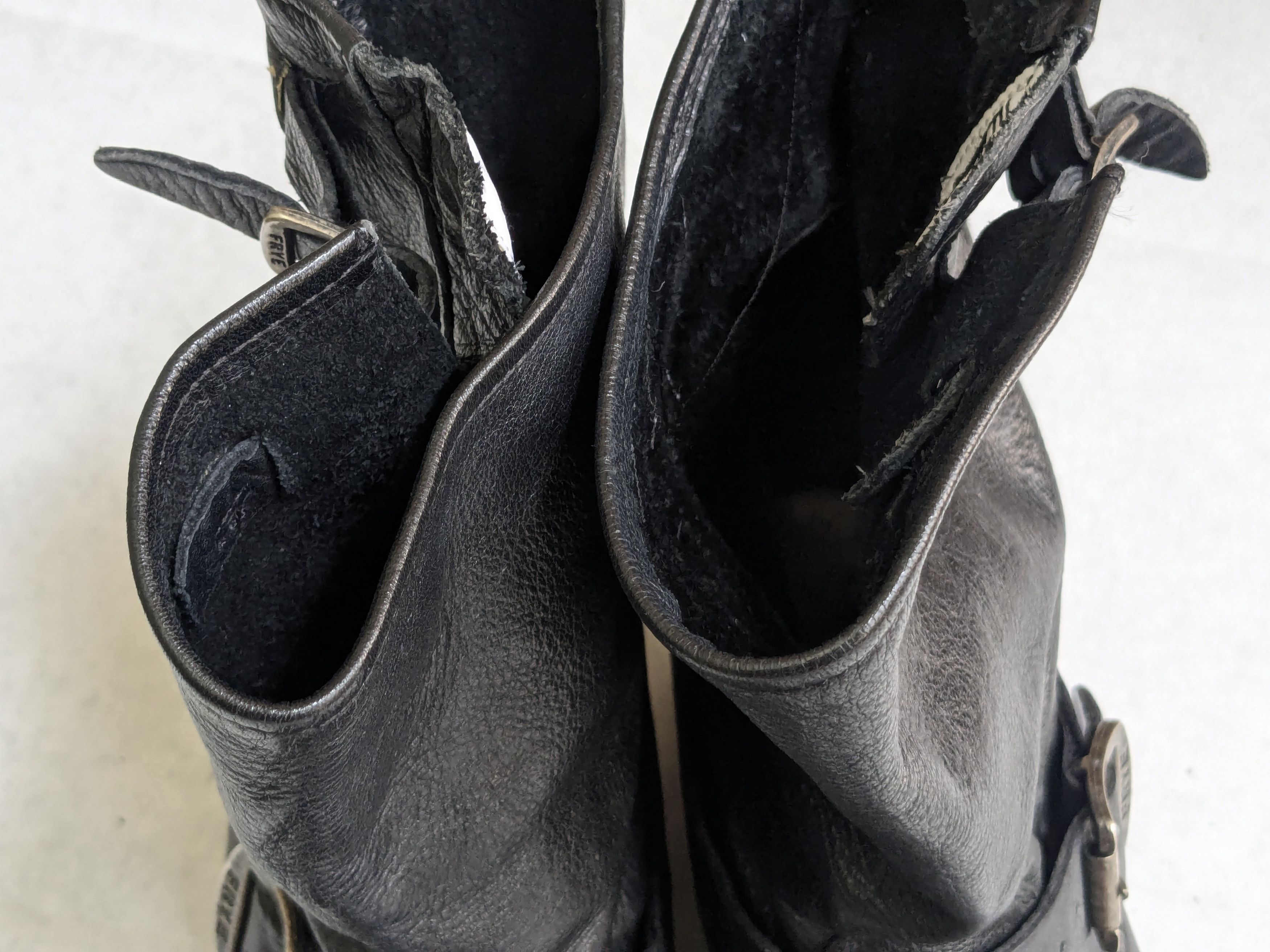 Frye Frye Engineer Boots Black Leather 7.5 Motorcycle Biker Size US 7.5 / EU 40-41 - 2 Thumbnail