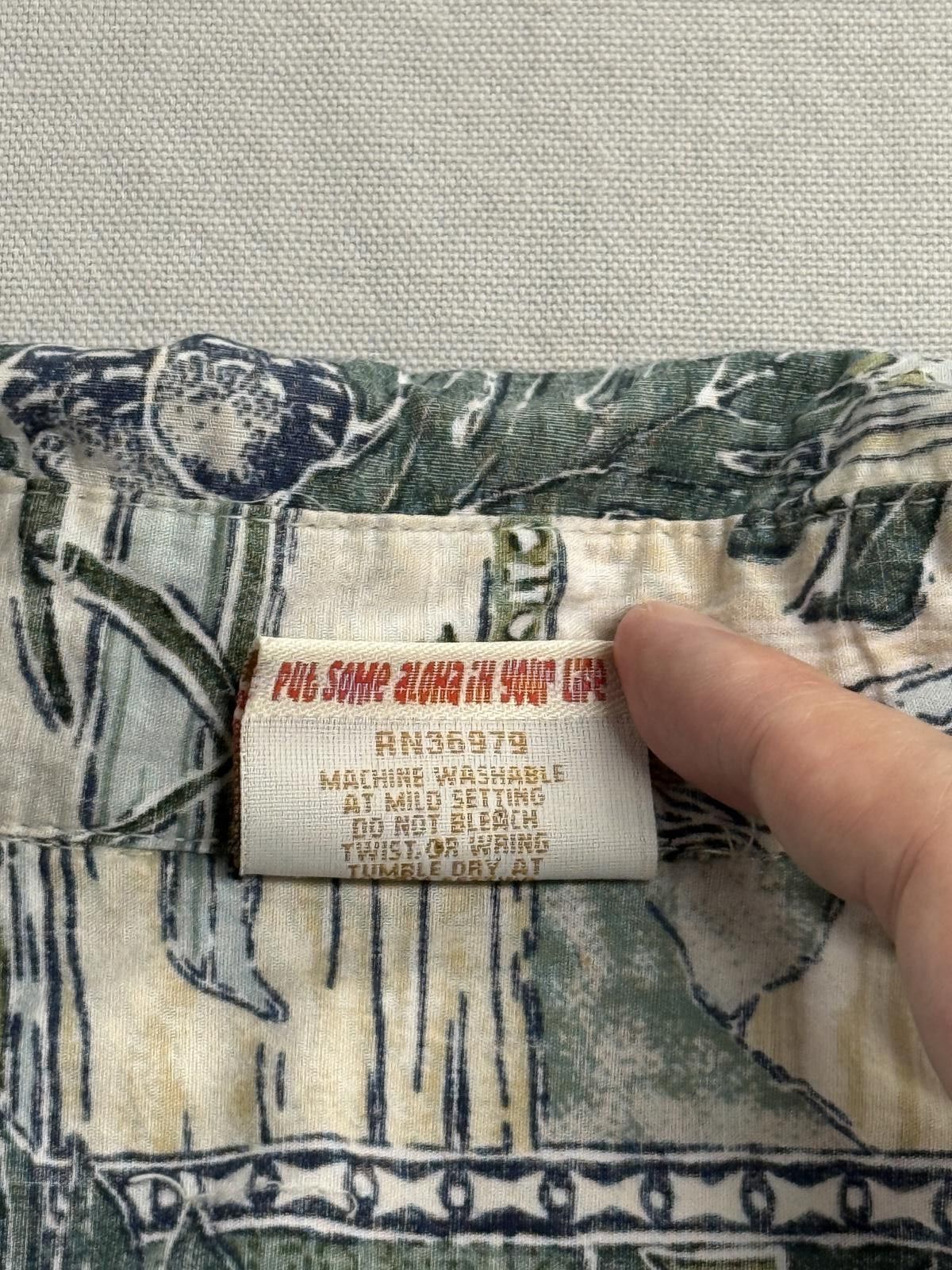 Other Go Barefoot Mens Hawaiian Panel Shirt - Made in Hawaii Shirt Size US XXL / EU 58 / 5 - 3 Thumbnail