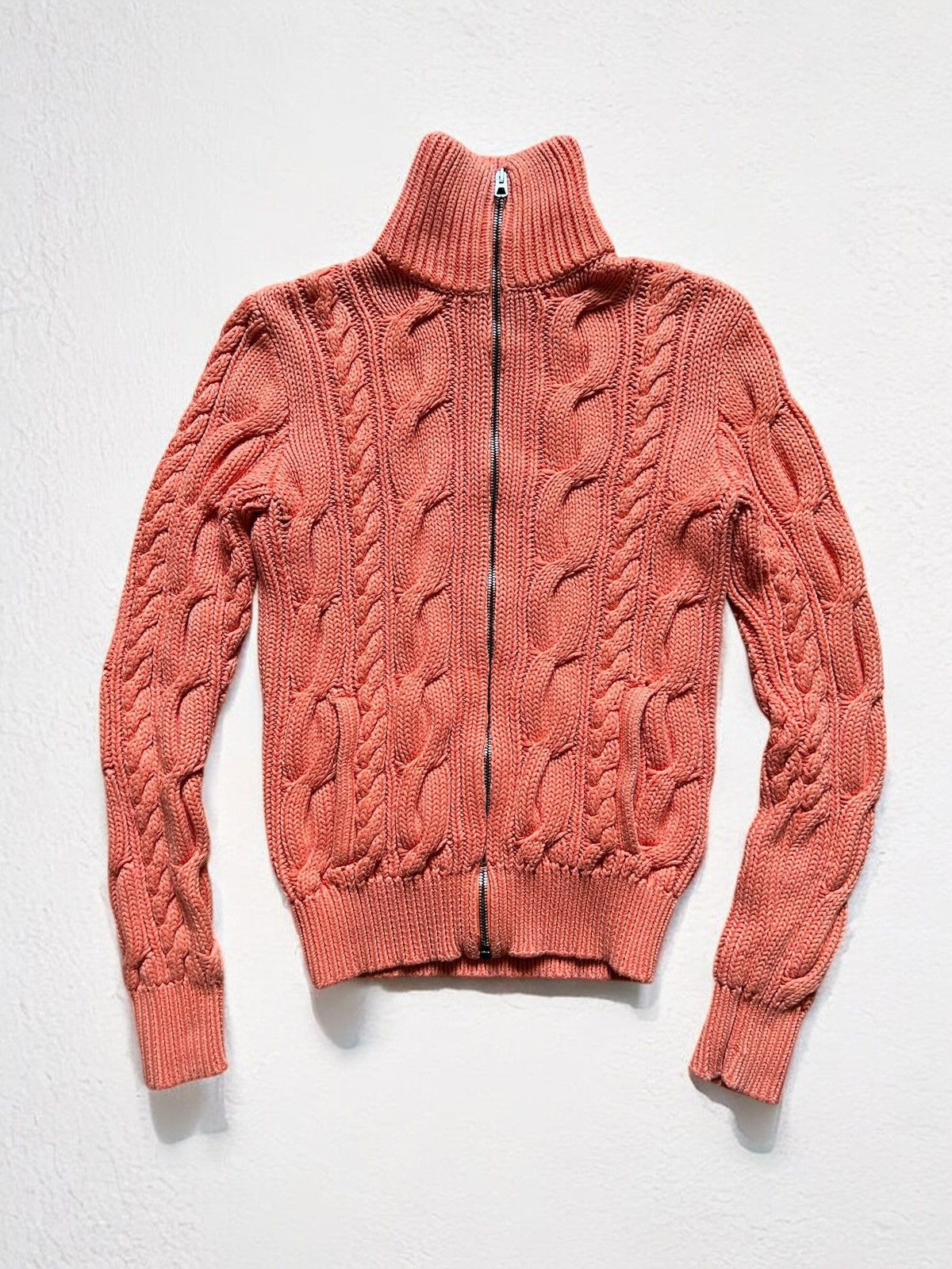 Polo Ralph Lauren × RRL Ralph Lauren × Vintage RALPH LAUREN HEAVY ZIP SWEATER MADE IN SWITZERLAND VINTAGE Size M / US 6-8 / IT 42-44 - 1 Thumbnail