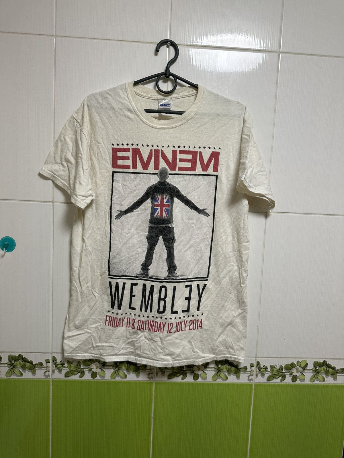 Eminem × Rap Tees EMINEM London Wembley Stadium 2014 size M Size US M / EU 48-50 / 2 - 1 Thumbnail