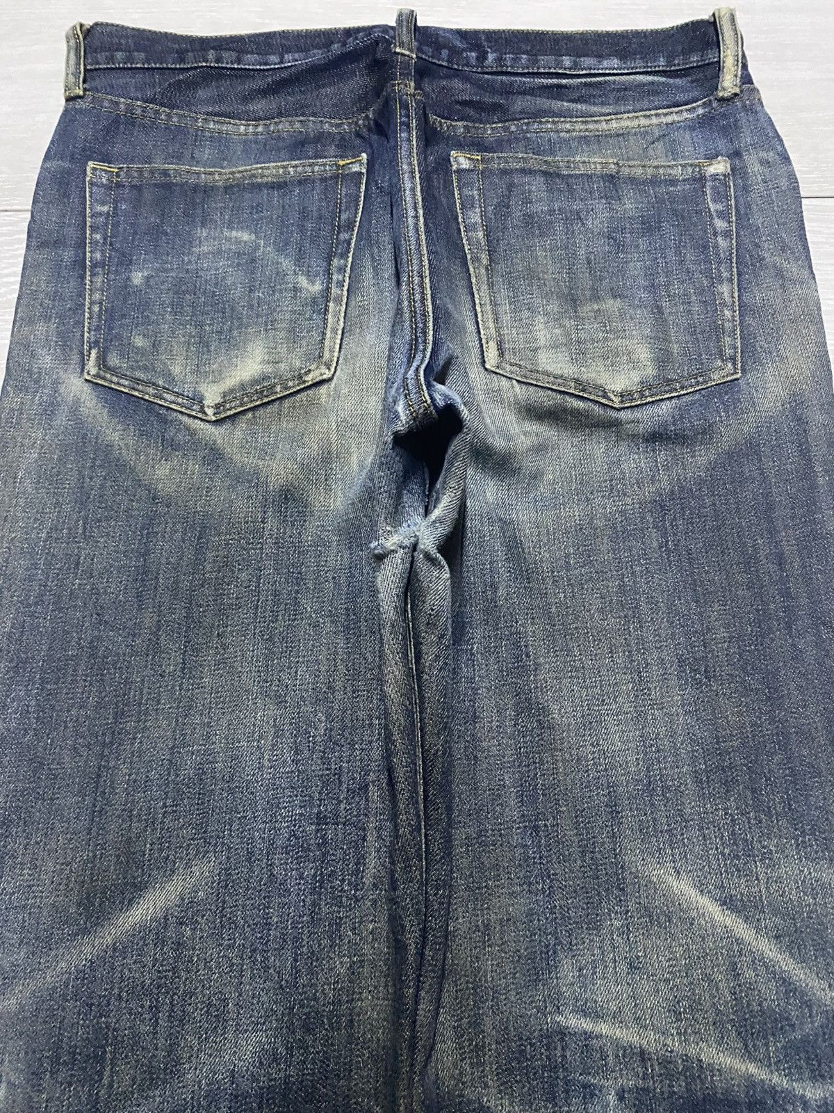 Undercover × Uniqlo Vintage Uniqlo Mud Wash Distressed Loose Jeans Size US 31 - 4 Thumbnail