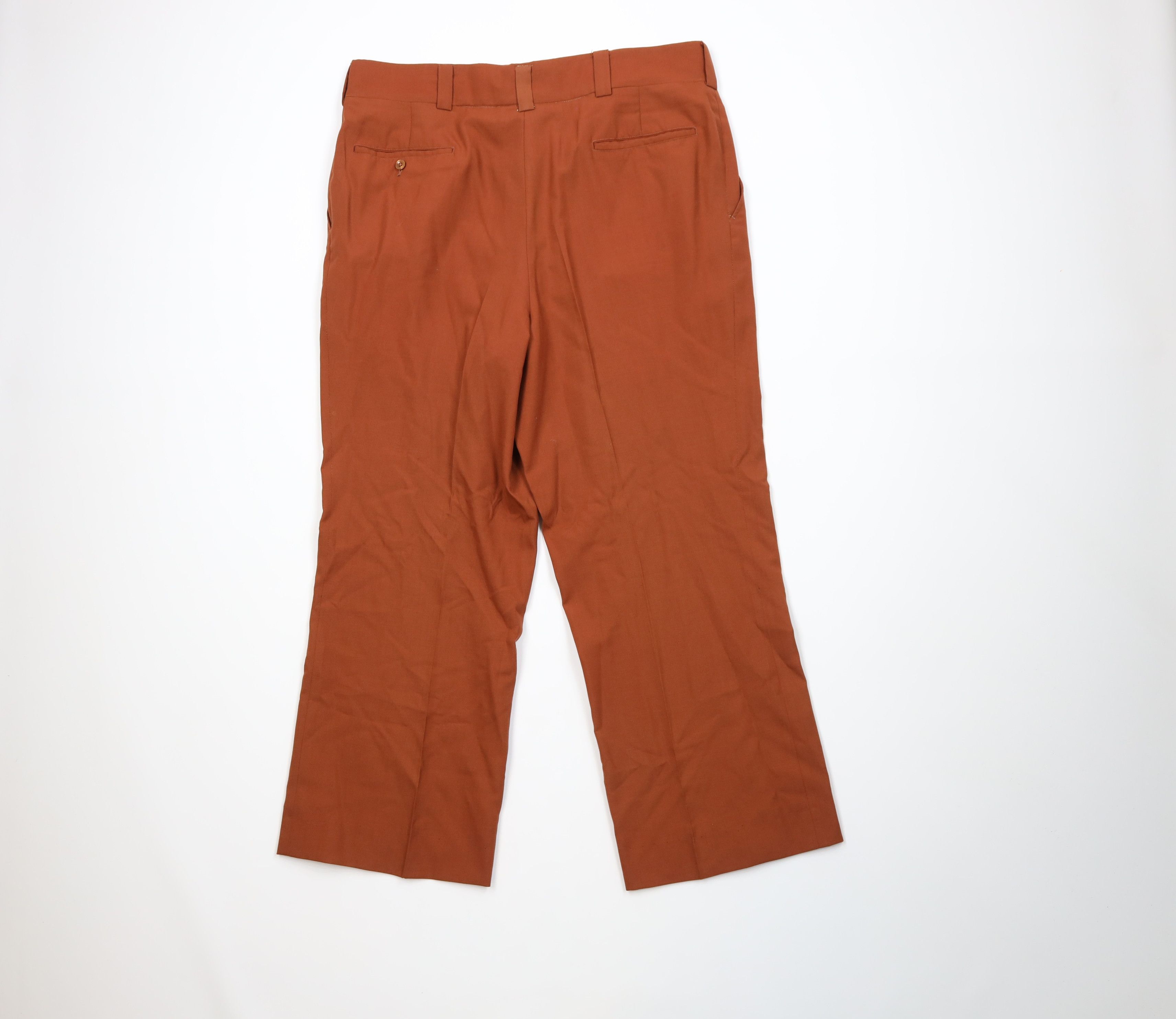 Vintage Vintage 60s Rockabilly Bell Bottoms Pants Orange USA Size US 36 / EU 52 - 8 Thumbnail