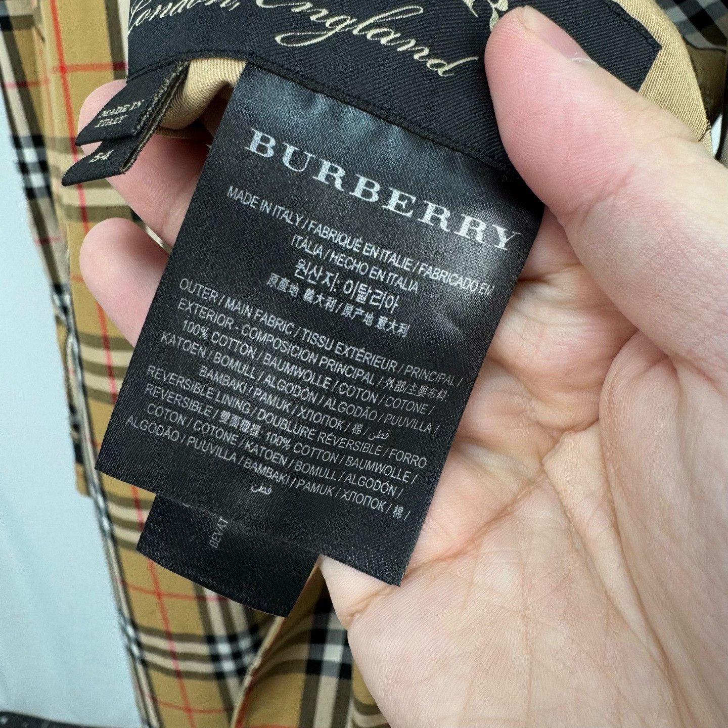 Burberry Burberry Double-Faced Check Trench Coat Size US L / EU 52-54 / 3 - 8 Thumbnail
