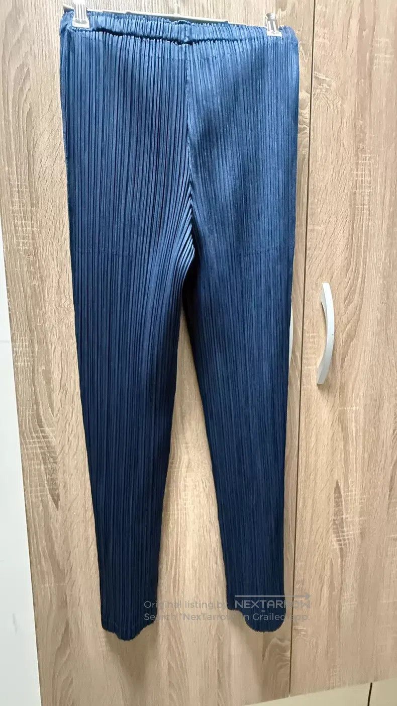 Issey Miyake Issey Miyake Narrow Straight-Leg Pants Size 26" / US 2 / IT 38 - 3 Thumbnail