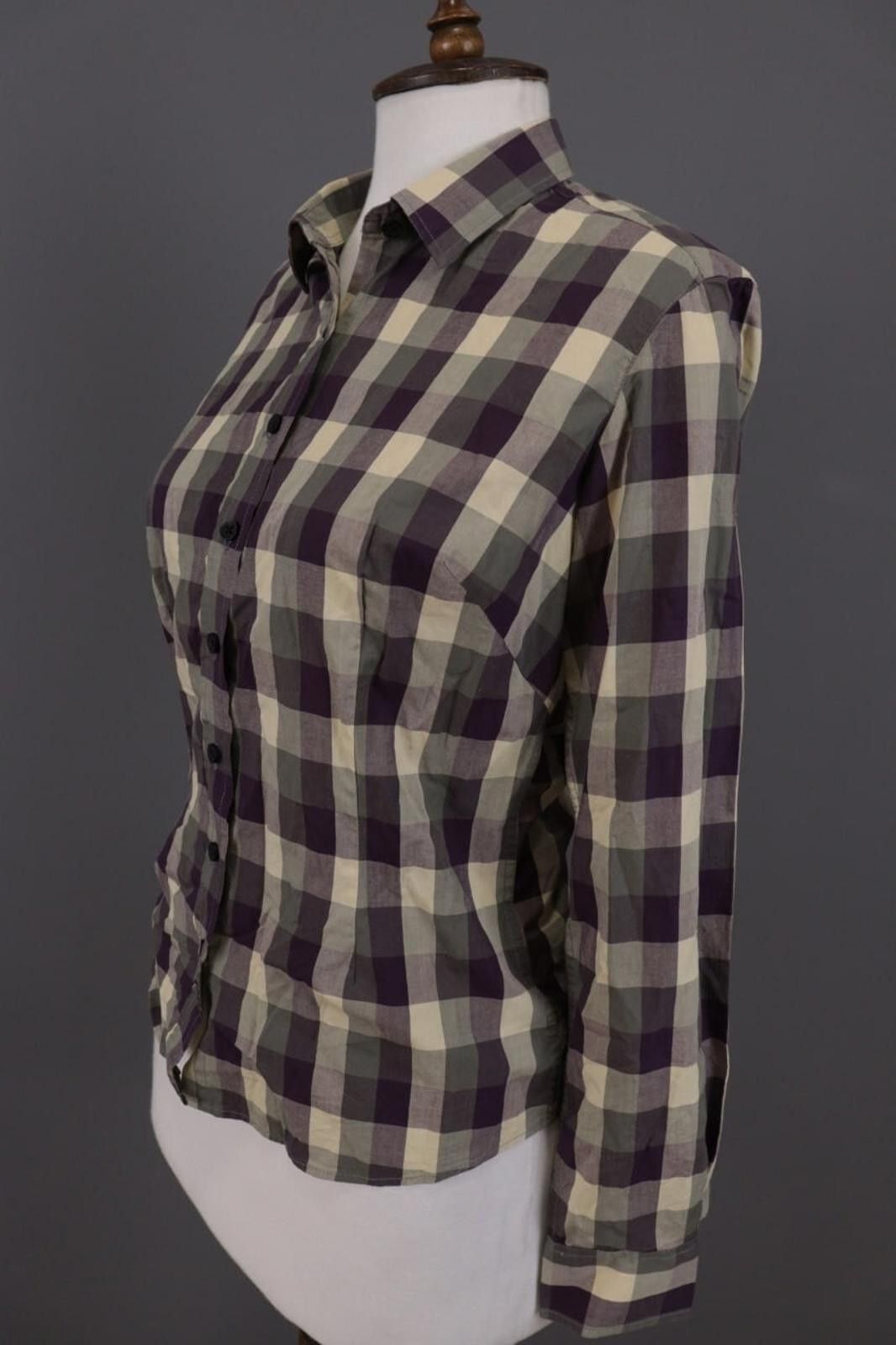 Designer Harkila Multicolor Check Button Down Blouse Shirt Size S Size S / US 4 / IT 40 - 9 Thumbnail