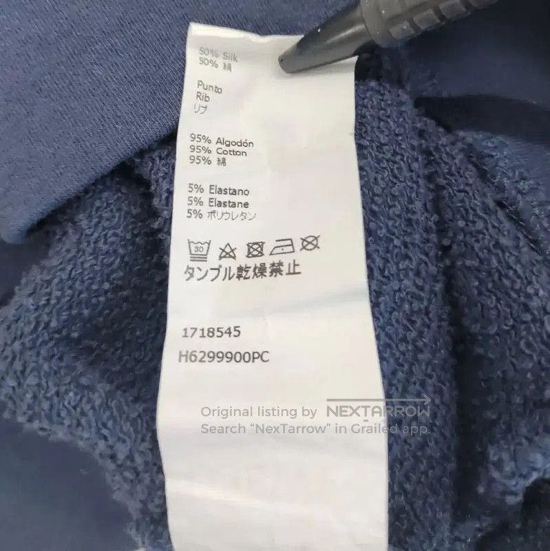 Loewe Loewe Cotton T-Shirt in Dark Blue . Size M / US 6-8 / IT 42-44 - 4 Thumbnail