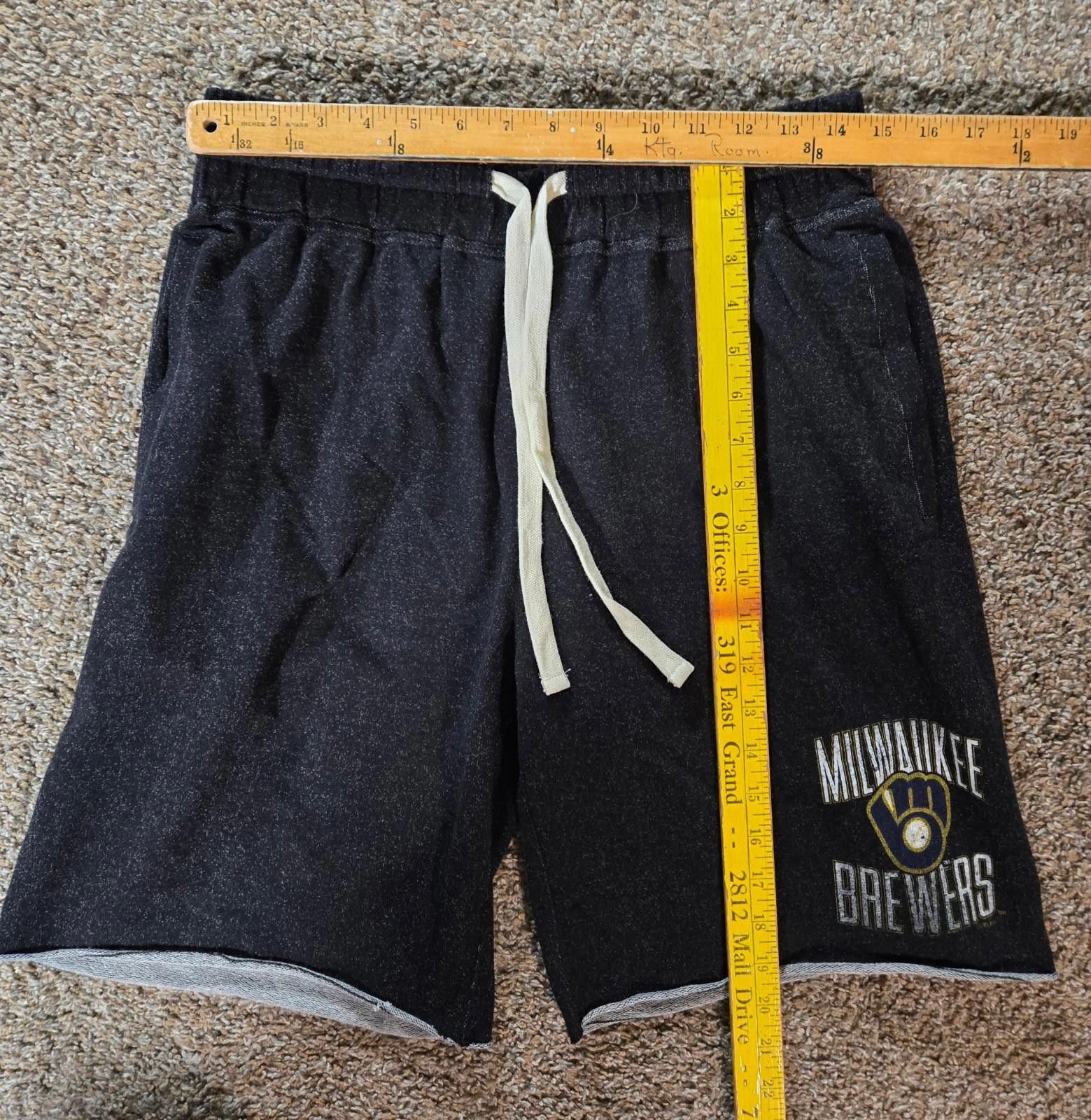 Designer Concepts Sport Milwaukee Brewers Shorts Medium Drawstring Size US 32 / EU 48 - 2 Thumbnail