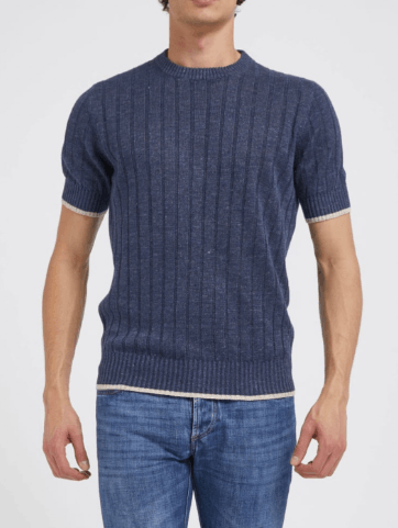 Brunello Cucinelli Sweater in Navy Size US XL / EU 56 / 4 - 1 Preview