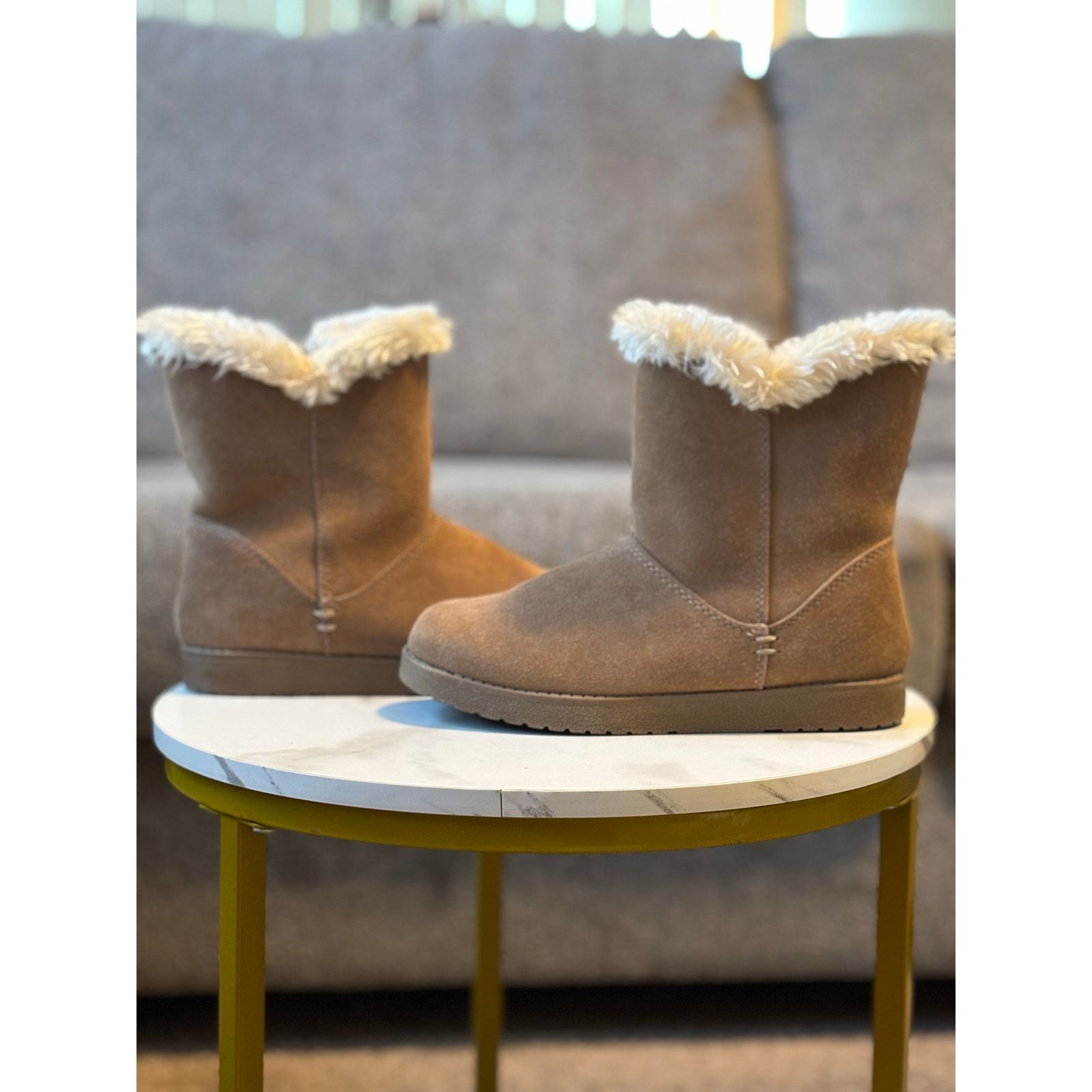 The Unbranded Brand Chestnut Suede Boots Size 6 Size US 6 / IT 36 - 2 Thumbnail