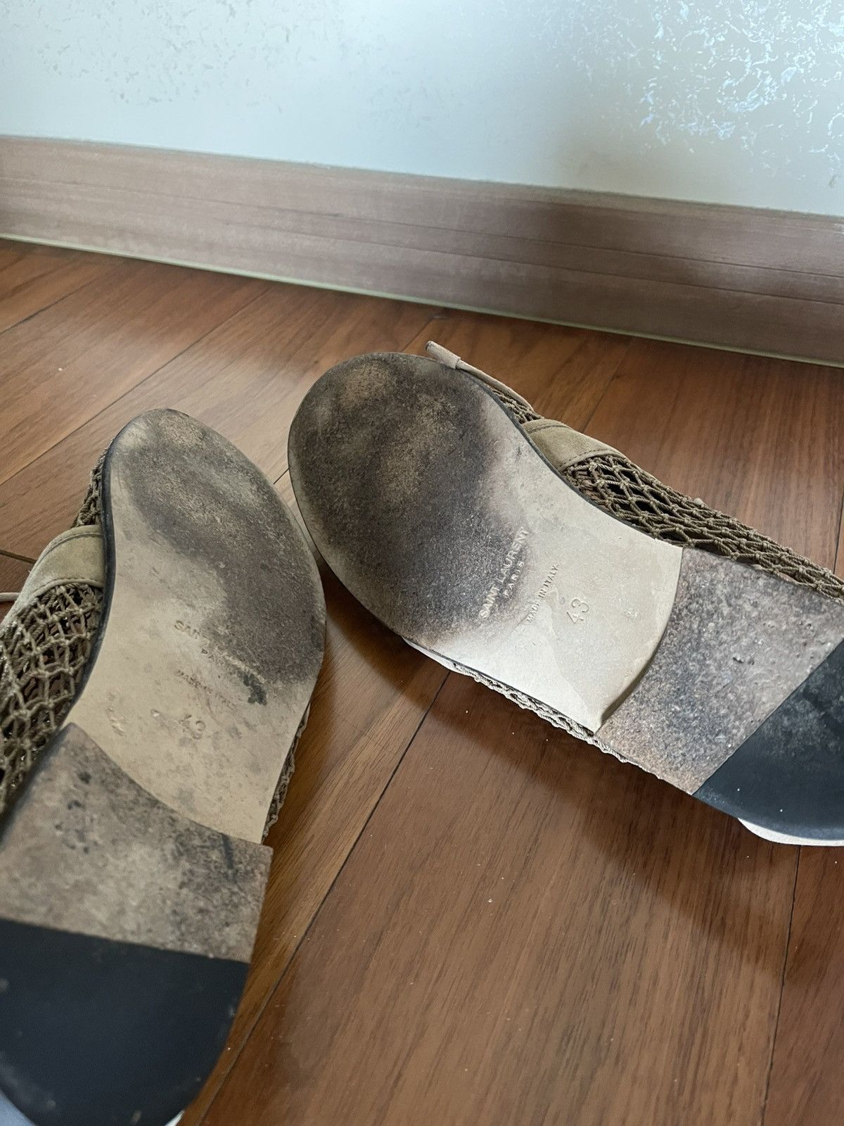 Saint Laurent Paris Saint Laurent net design derby Size US 10 / EU 43 - 3 Thumbnail