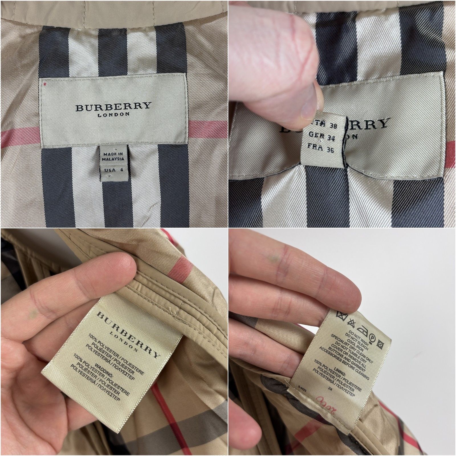 Burberry Burberry London Quilted Vest Jacket Nova Check Lining US 4 Size S / US 4 / IT 40 - 9 Thumbnail