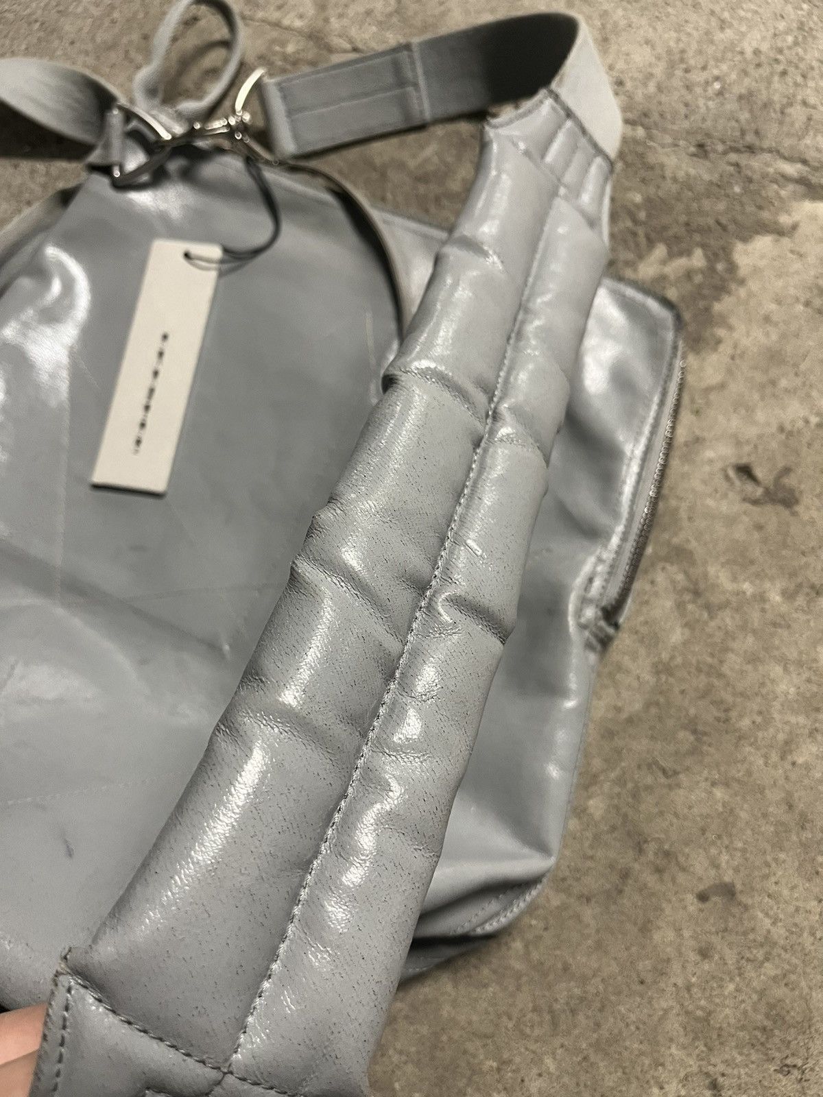 Rick Owens Drkshdw 2016 Rick Owens DRKSHDW Coated Canvas Bucket Shoulder Bag 🪣 Size ONE SIZE - 4 Thumbnail
