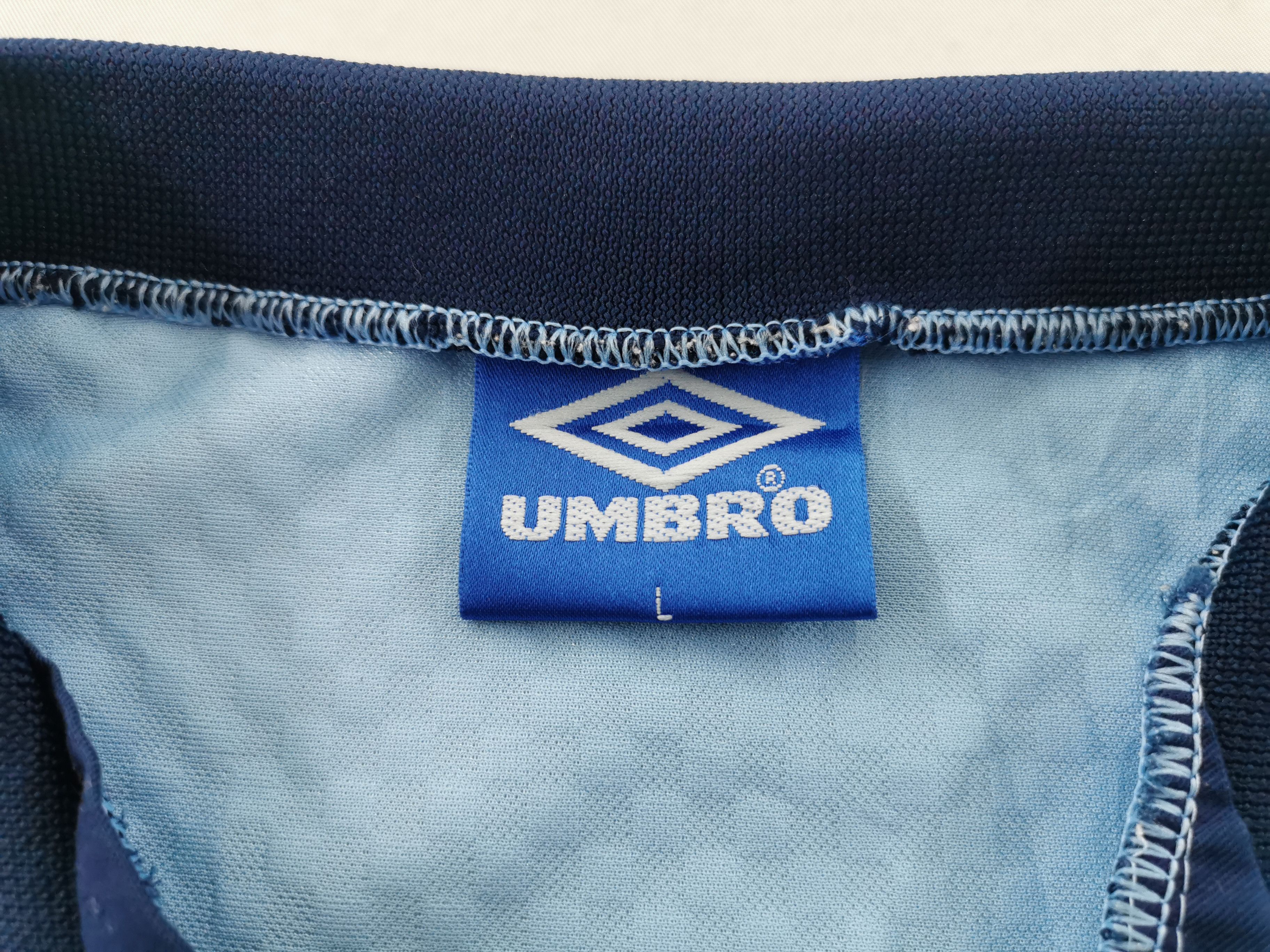 Umbro × Vintage Vintage 90s S.S. Lazio Umbro 95/96 Home Football Jersey Size US L / EU 52-54 / 3 - 6 Thumbnail