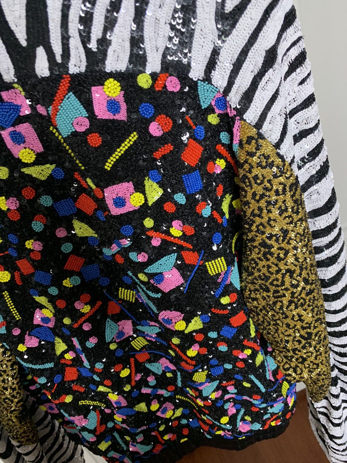 Saint Laurent Paris Saint Laurent 2016SS Palm tree sequins bomber jacket Size US S / EU 44-46 / 1 - 7 Thumbnail