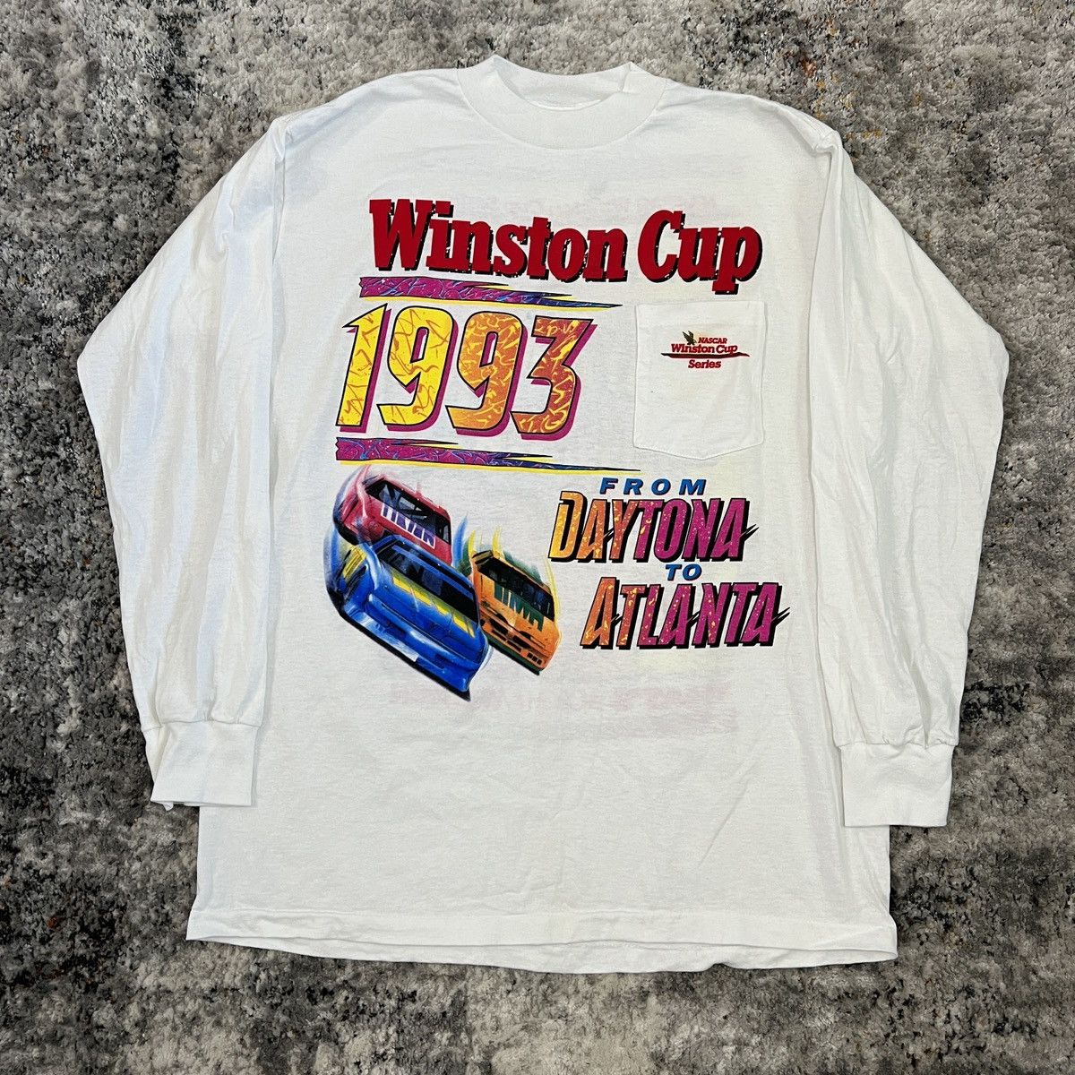 Rare Crazy Vintage 1993 Winston cup Nascar longsleeve
