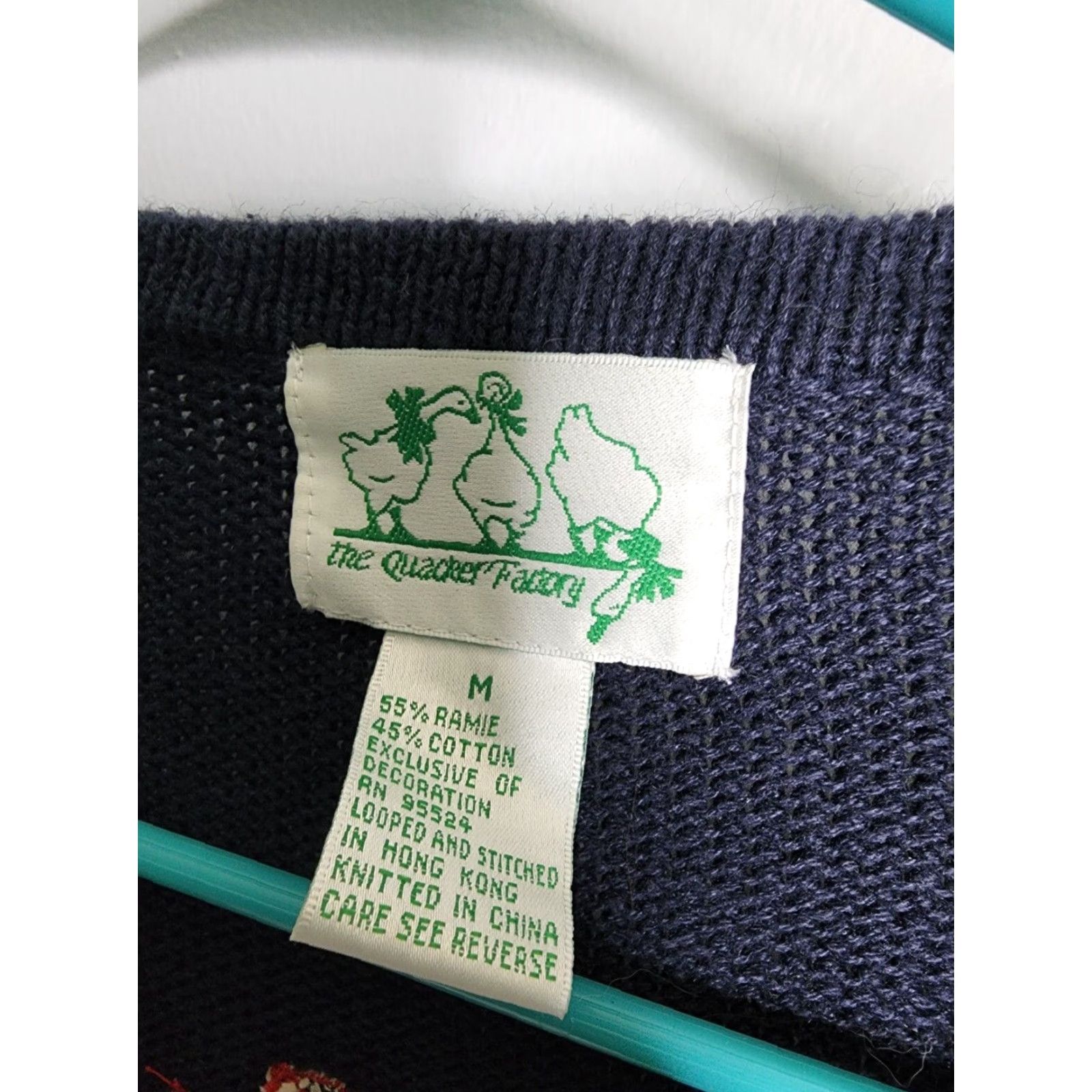 Quacker Factory VINTAGE Quacker Factory Cat Holiday Light Sweater Cardigan Woman's M Blue Knit Casual Ugly Christmas Theme Womens M Cat Christmas Holiday Cardigan Size M / US 6-8 / IT 42-44 - 3 Thumbnail