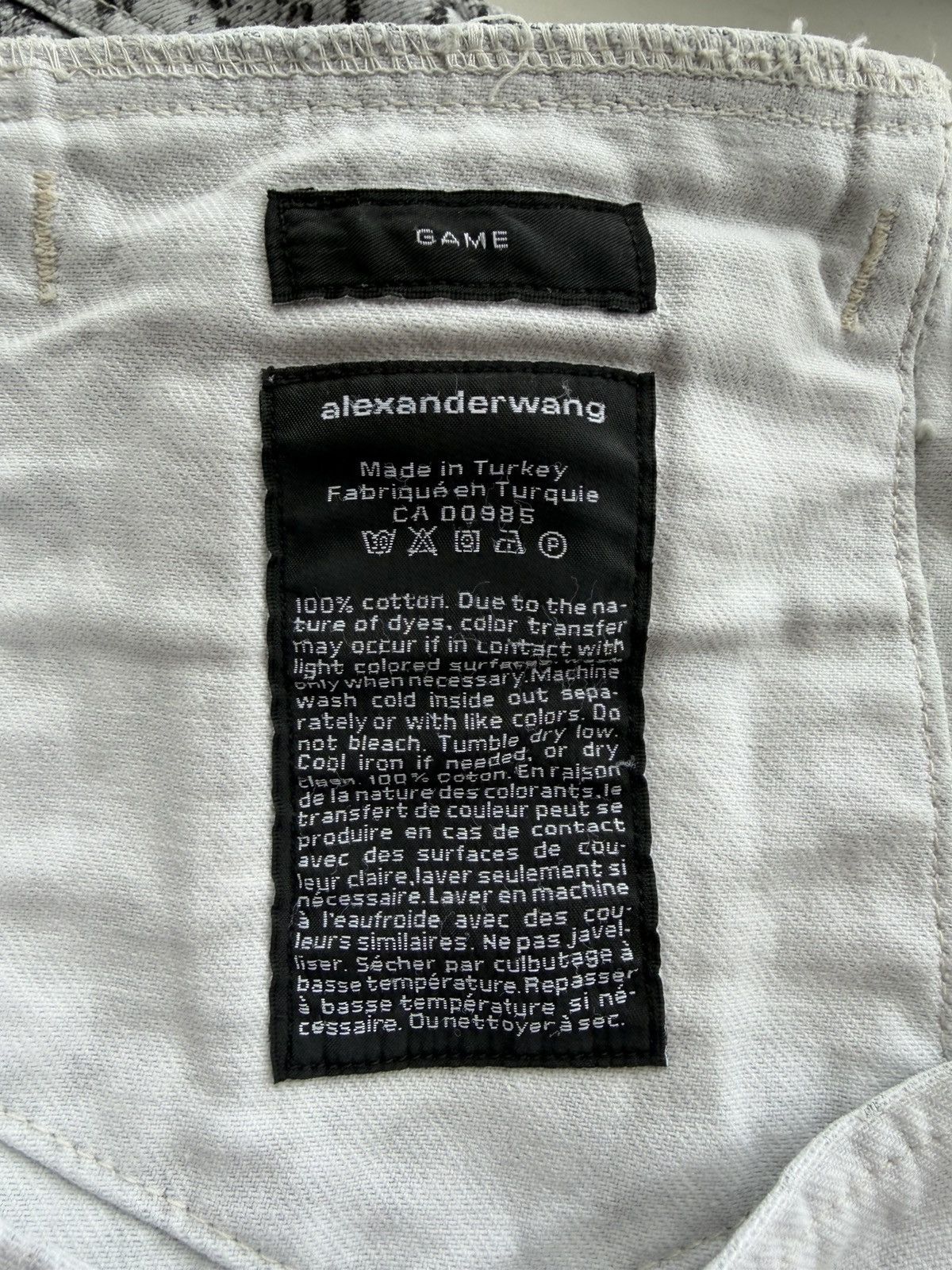 Alexander Wang Alexander Wang Jacket Pants Costume Game Bluff Python Snake Size XS / US 0-2 / IT 36-38 - 18 Thumbnail