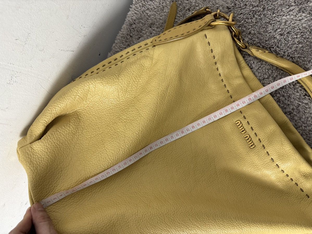 Prada Miu Miu Prada Leather Shoulder Hand Big Bag Size ONE SIZE - 14 Thumbnail