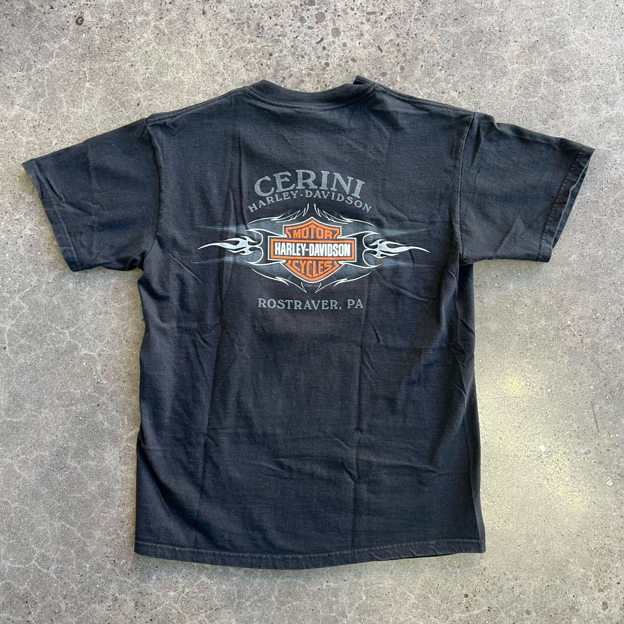 Harley Davidson × Vintage Vintage Y2K Harley Davidson Rostraver, PA Tee Size US M / EU 48-50 / 2 - 4 Thumbnail
