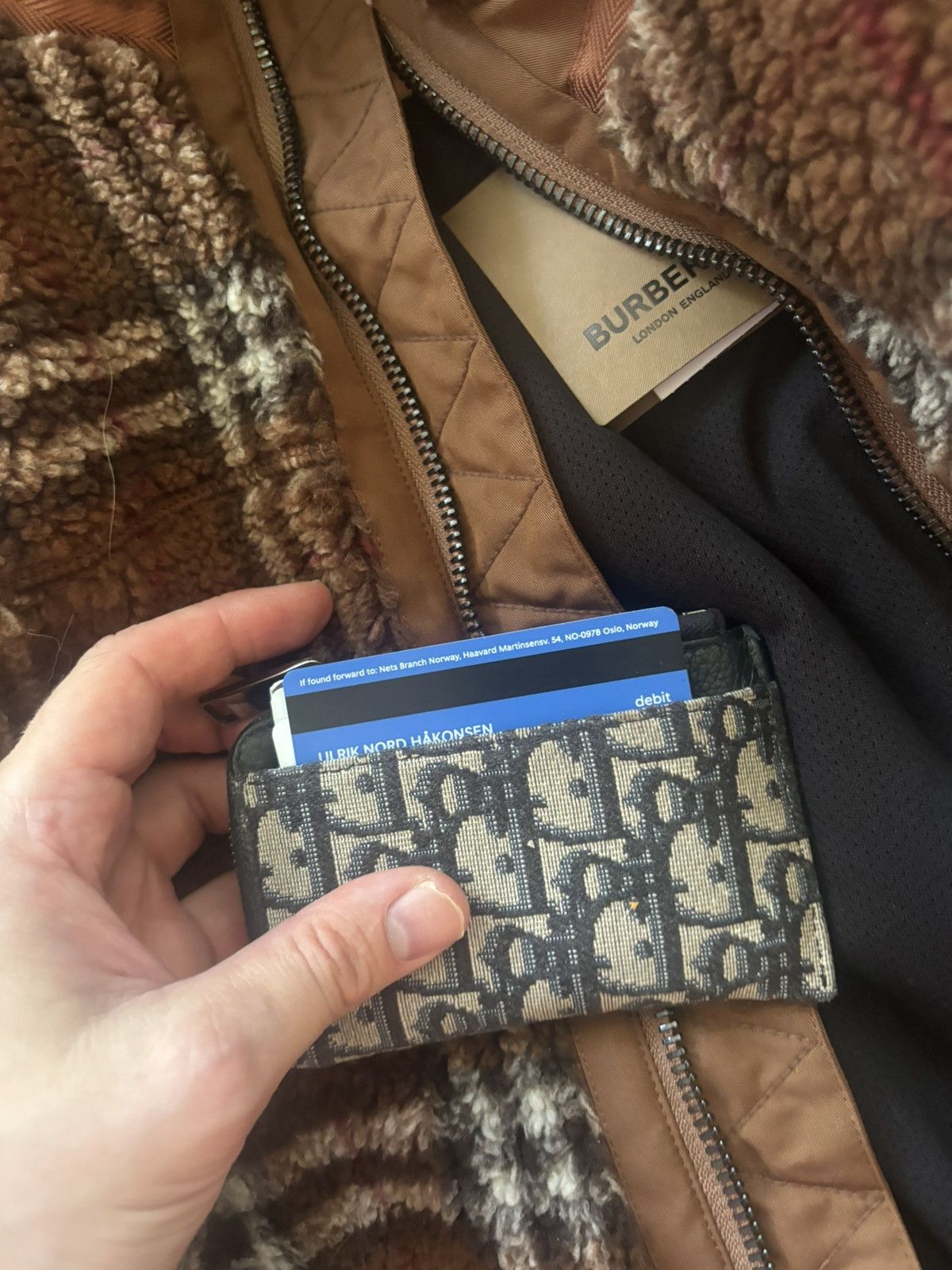 Burberry Burberry Brown Vintage Check Fleece Funnel Neck Jacket Size US XL / EU 56 / 4 - 14 Thumbnail