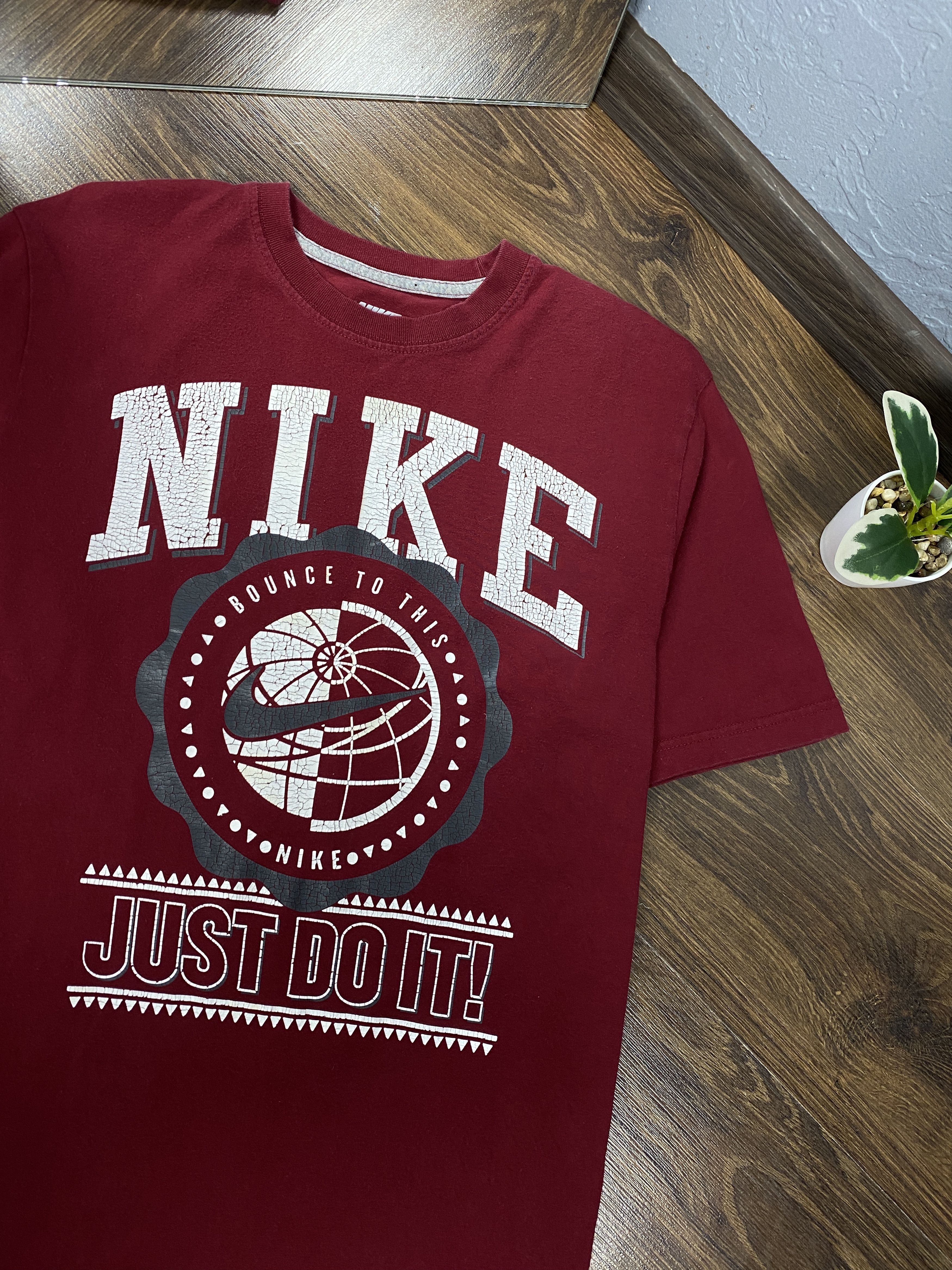 Nike Nike Vintage big logo t-shirt Just do it Size US L / EU 52-54 / 3 - 2 Thumbnail