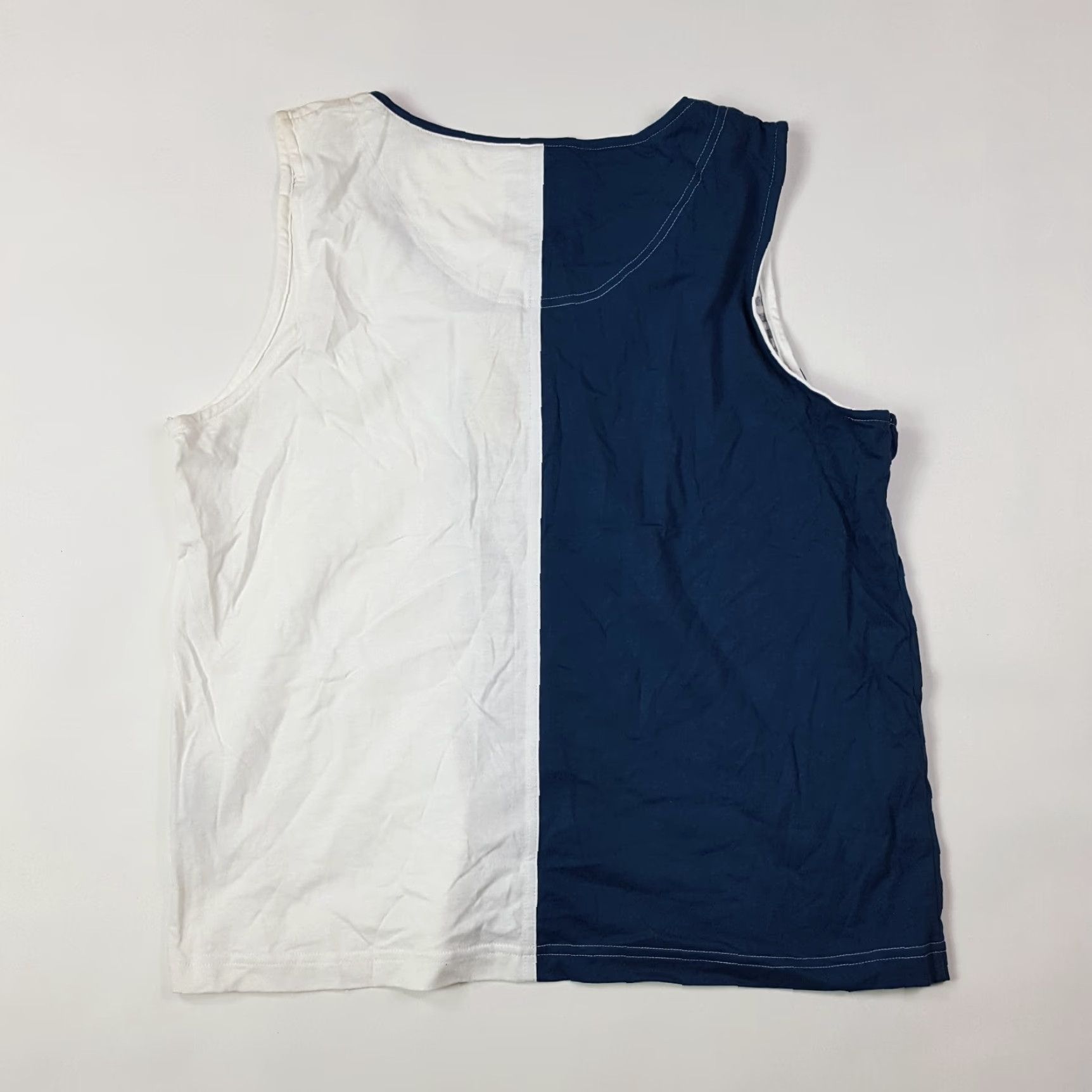 Vintage Pebble Beach Women's Large Striped Sleeveless Golf Athletic Sports T Shirt Top Size L / US 10 / IT 46 - 5 Thumbnail