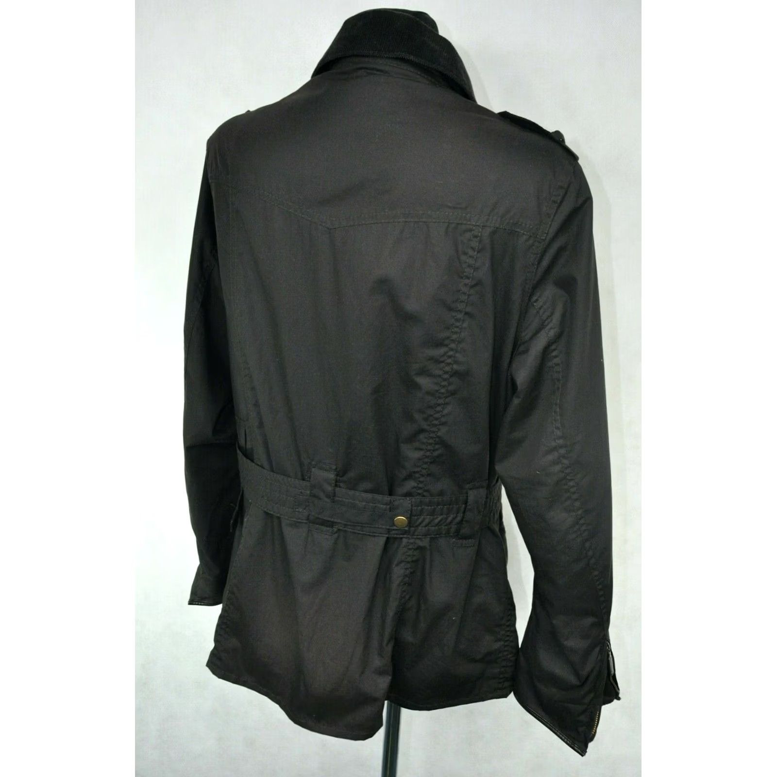 Barbour Barbour FLYWEIGHT HQ WAXED Jacket Women Brown US 12 / UK 16, 100% WAXED COTTON, Regular Size, Chest 57cm, Back 73cm, Very Good Condition Size XL / US 12-14 / IT 48-50 - 3 Thumbnail