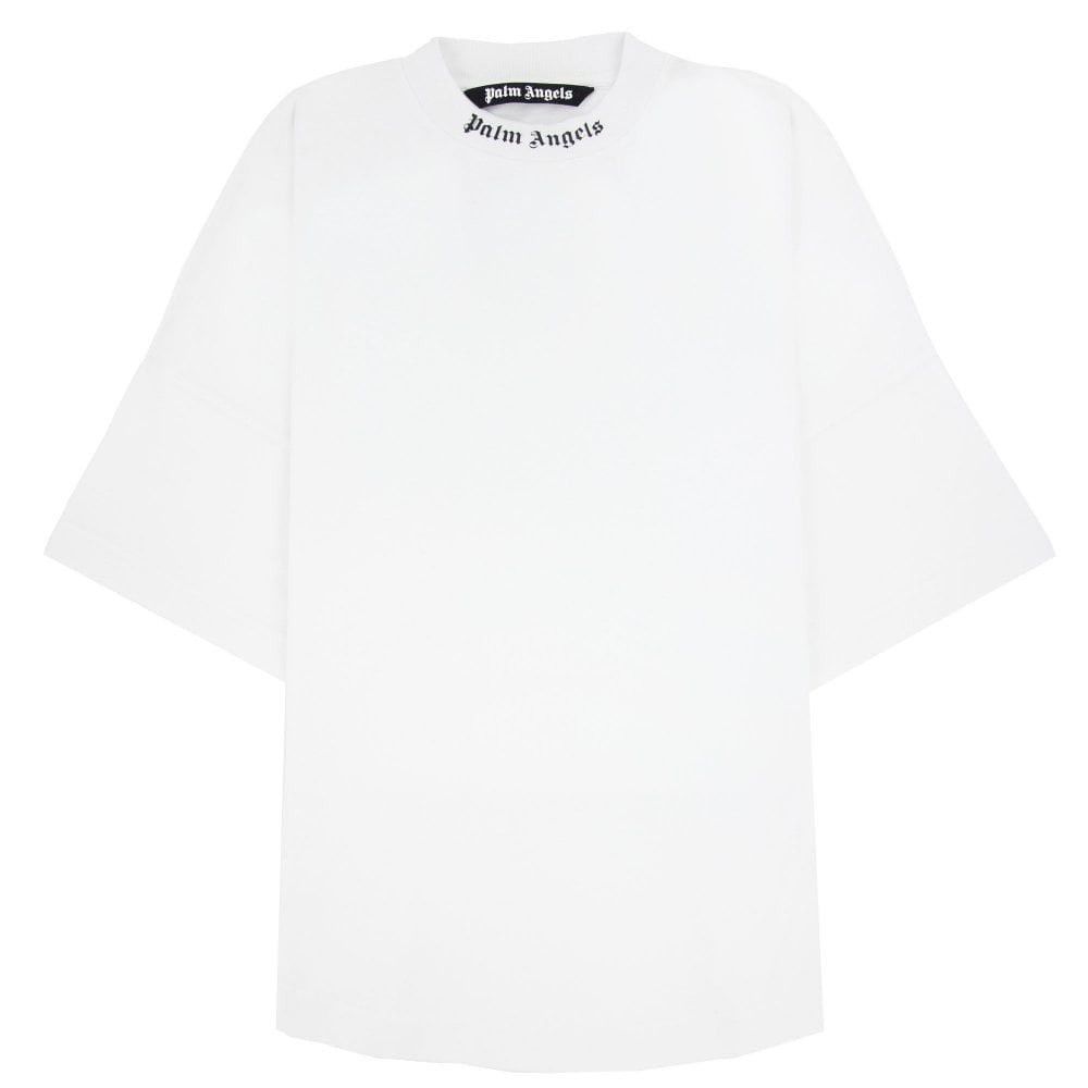 Palm Angels White Palm Angels Logo Tee Big Size US M / EU 48-50 / 2 - 2 Thumbnail